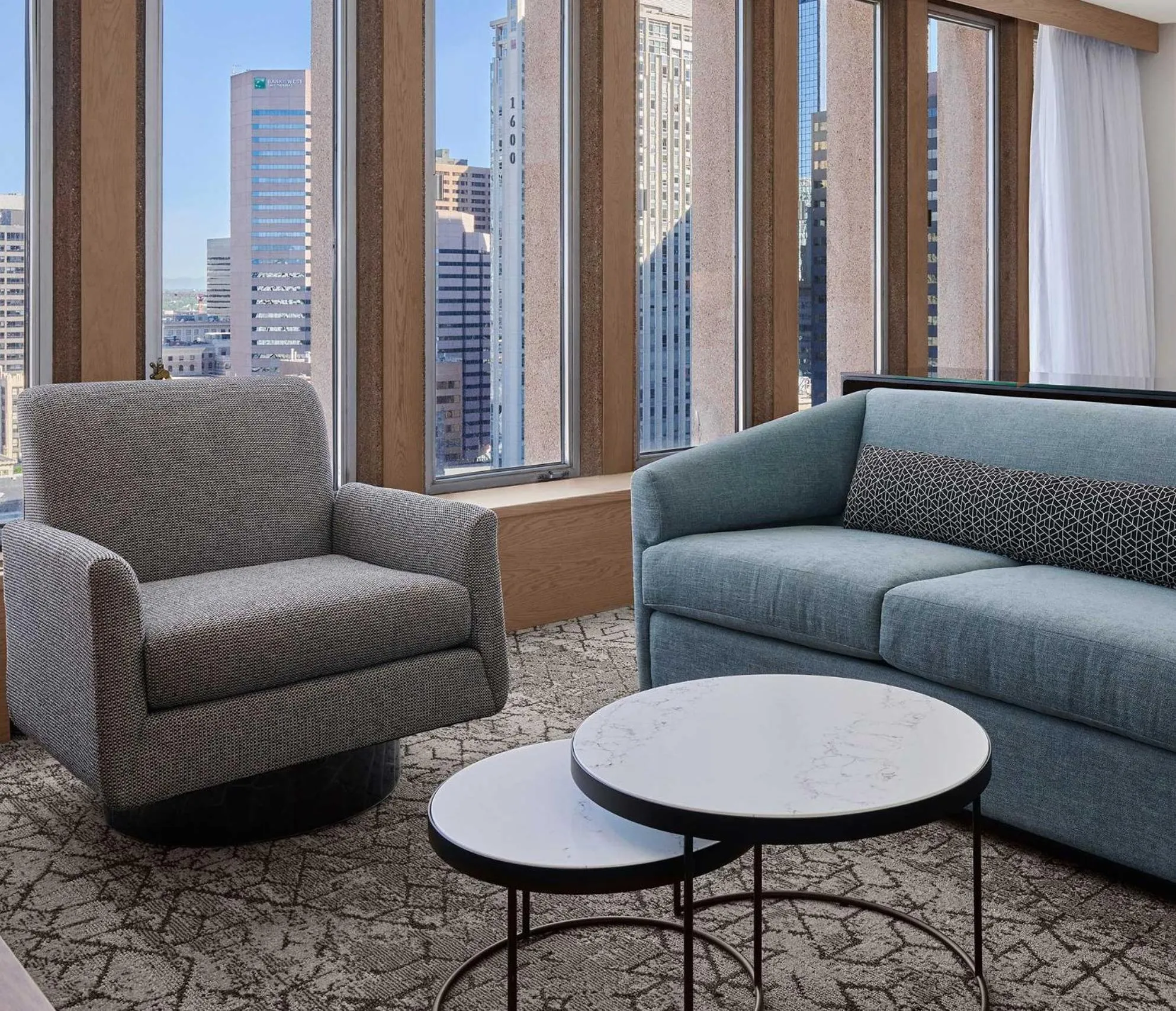 City view in Sheraton Denver Downtown Hotel