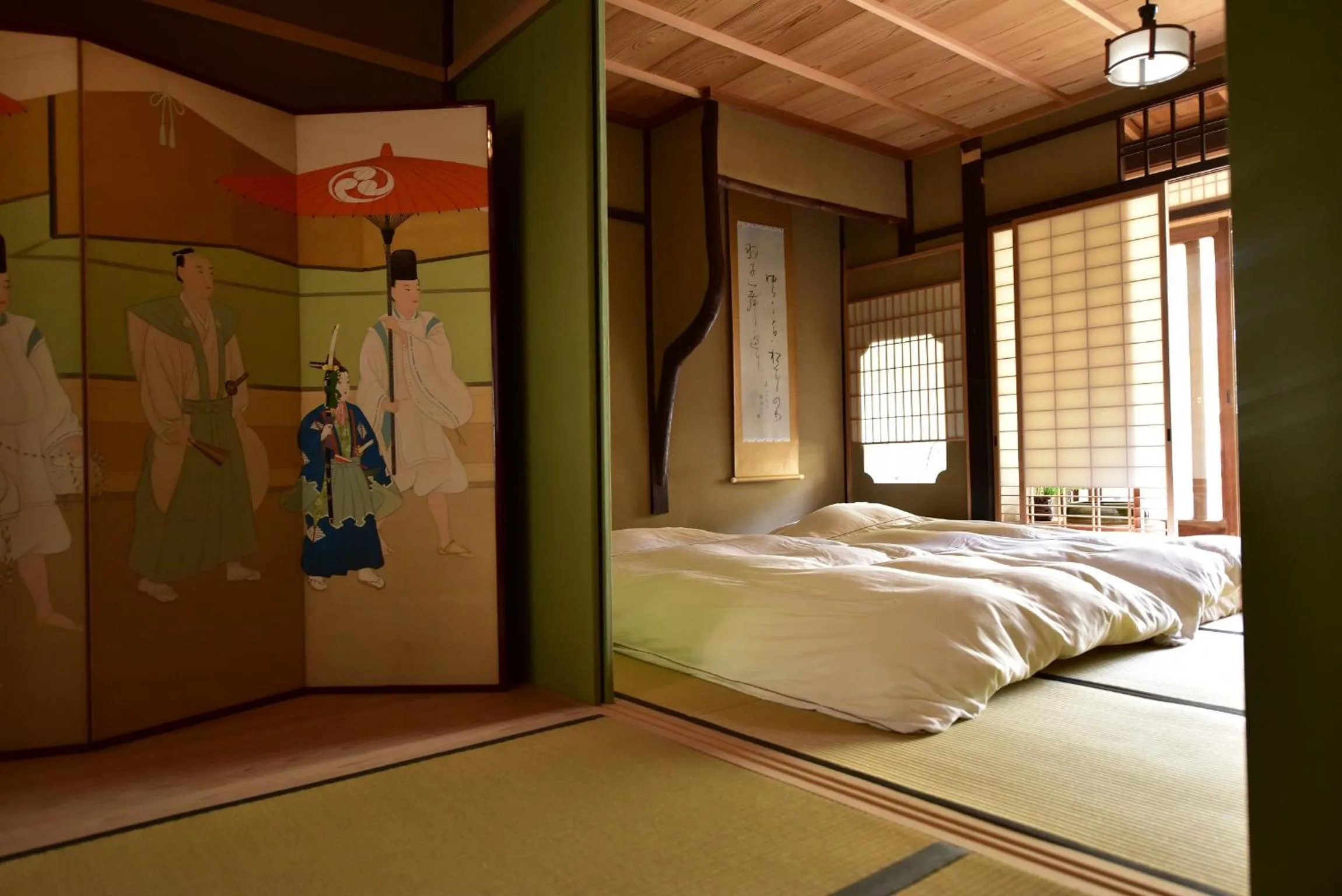 Bathroom, Bed in Yado Kiramachi