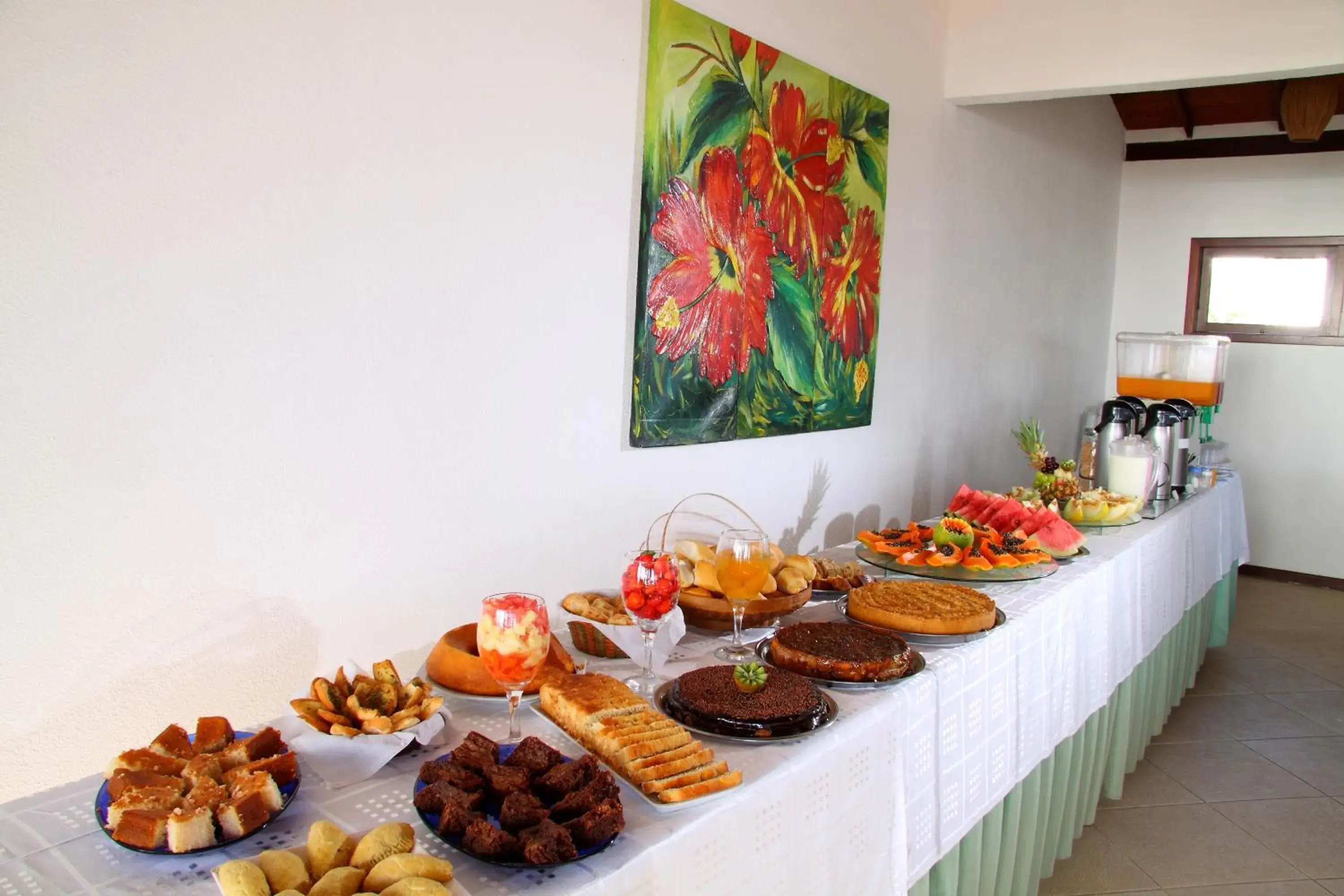 Buffet breakfast in Enseada dos Corais Praia Hotel Buffet breakfast in Enseada dos Corais Praia Hotel