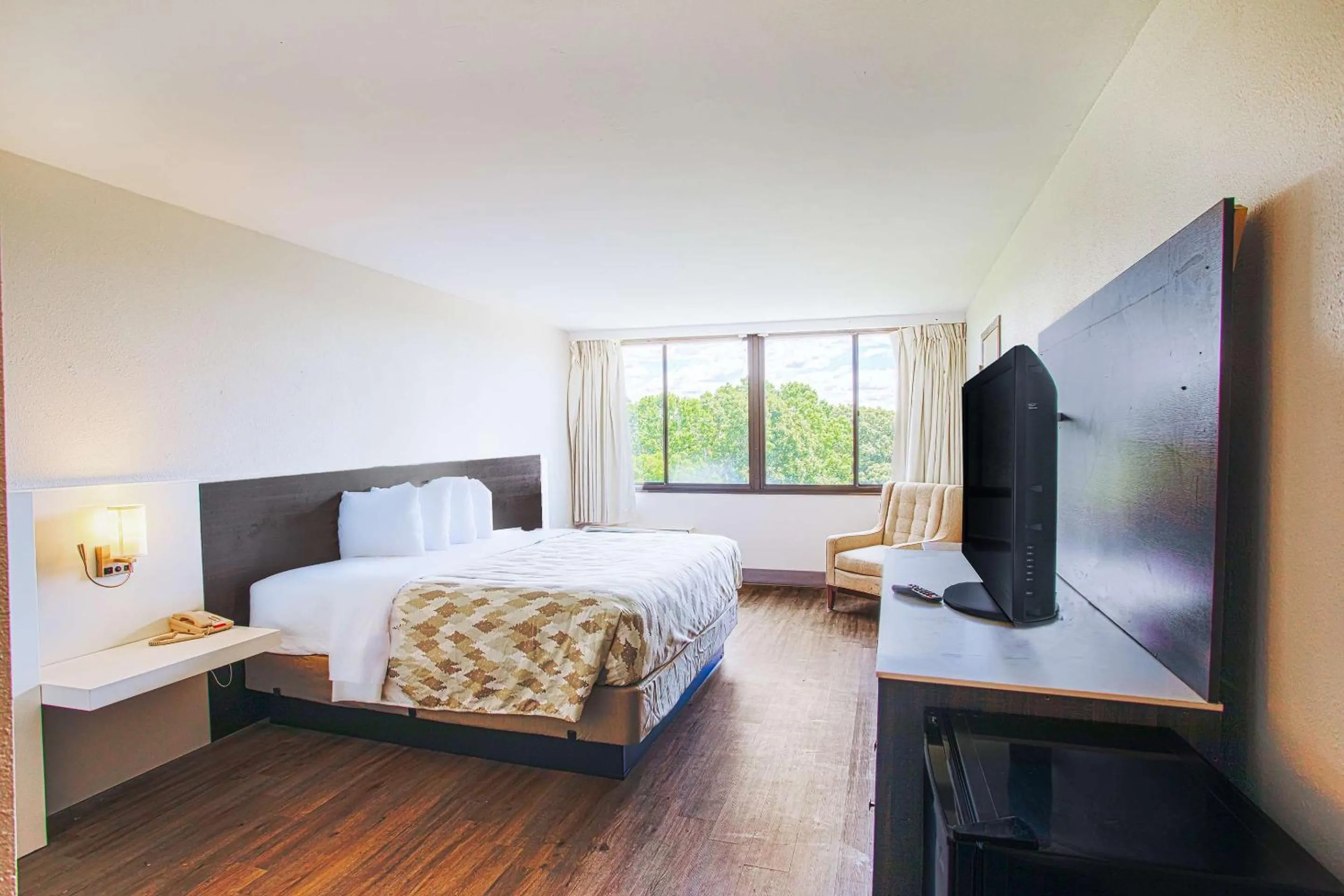 Bedroom, Bed in Americas Best Value Inn Winston-Salem