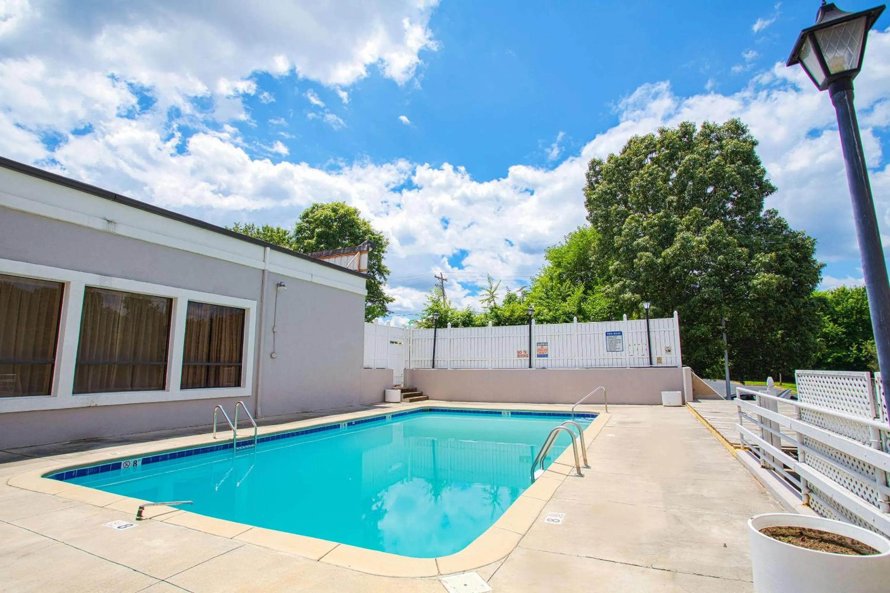 Pool view in Americas Best Value Inn Winston-Salem