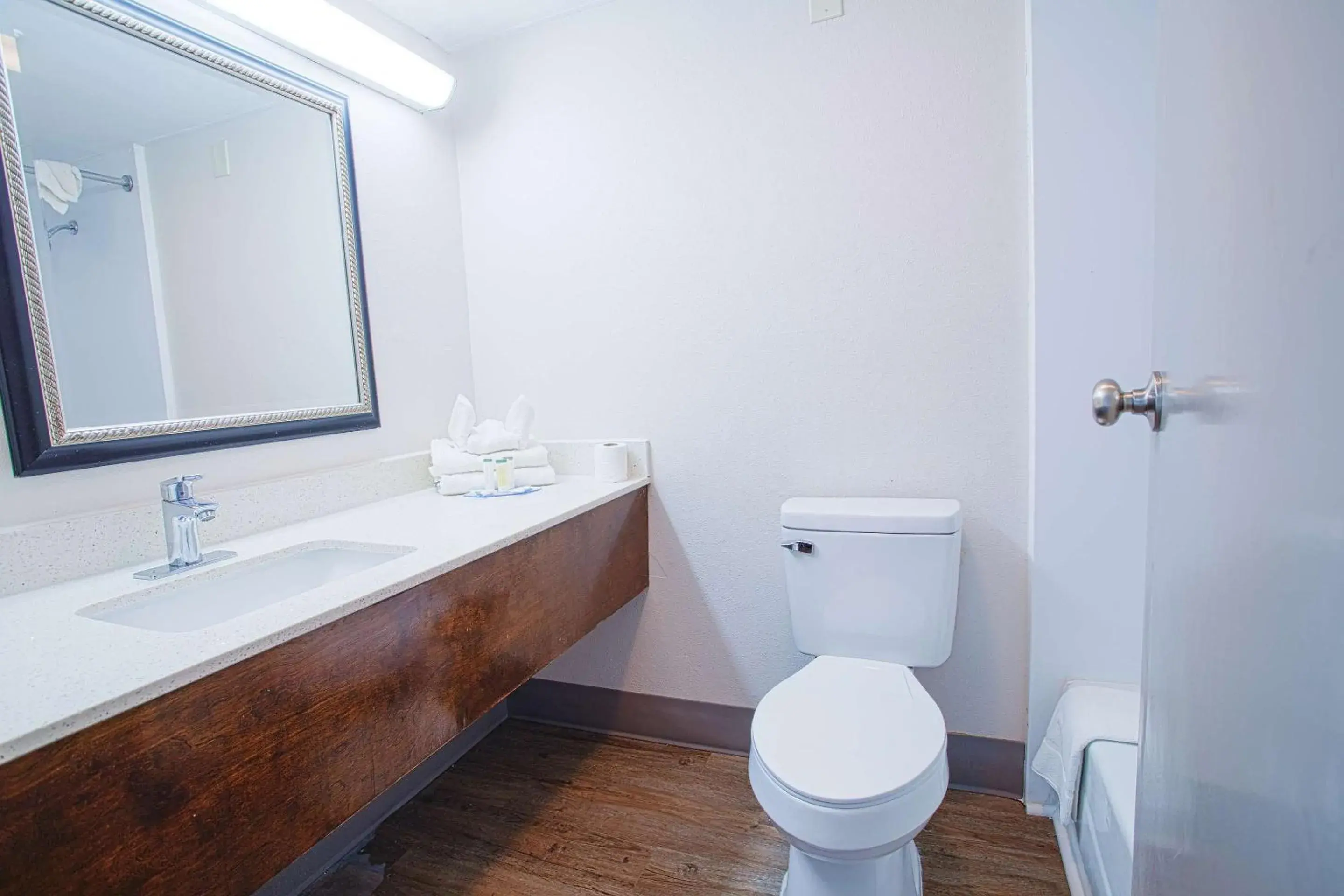 Bathroom in Americas Best Value Inn Winston-Salem Bathroom in Americas Best Value Inn Winston-Salem