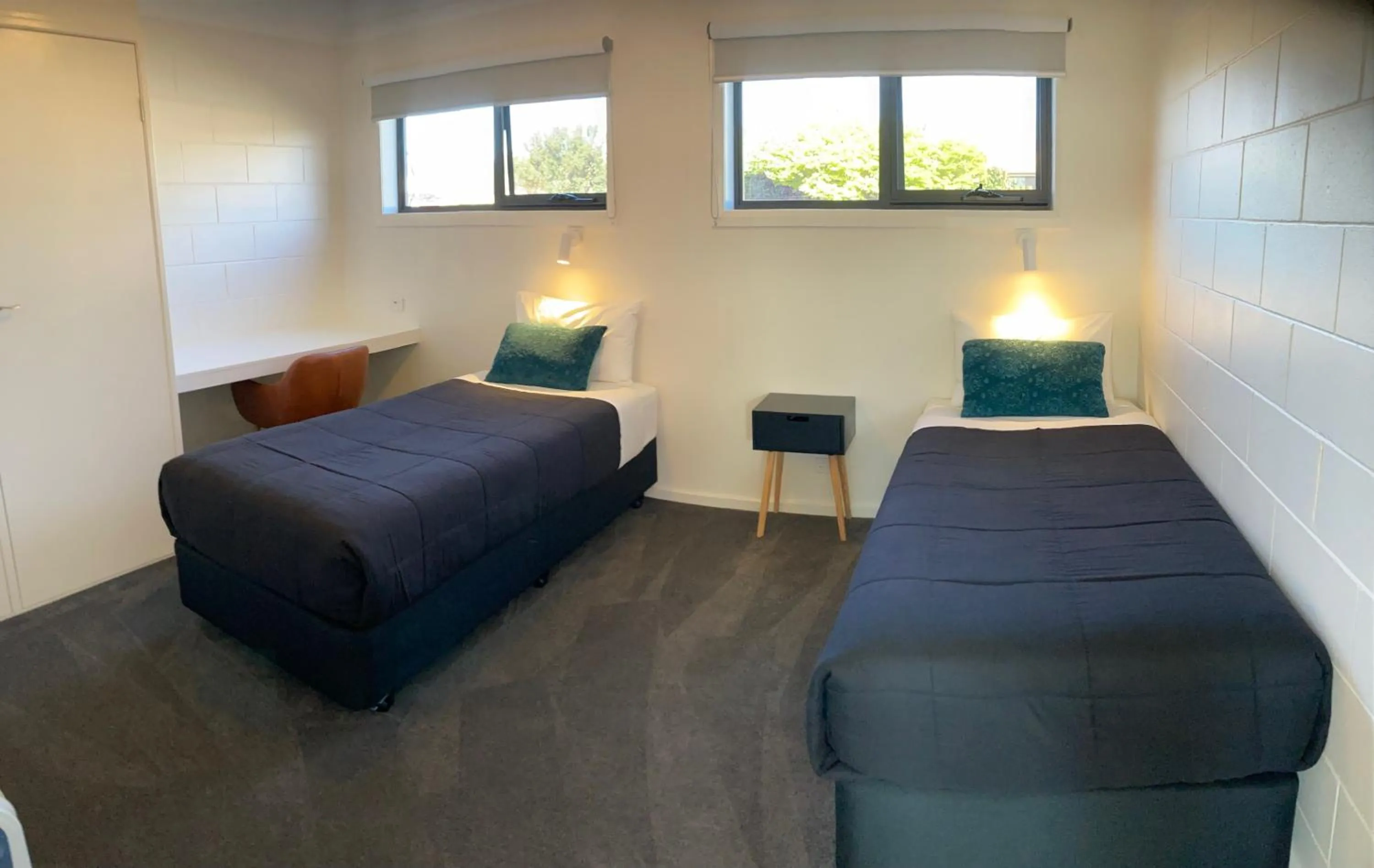 Bed in Anchor Wheel Motel