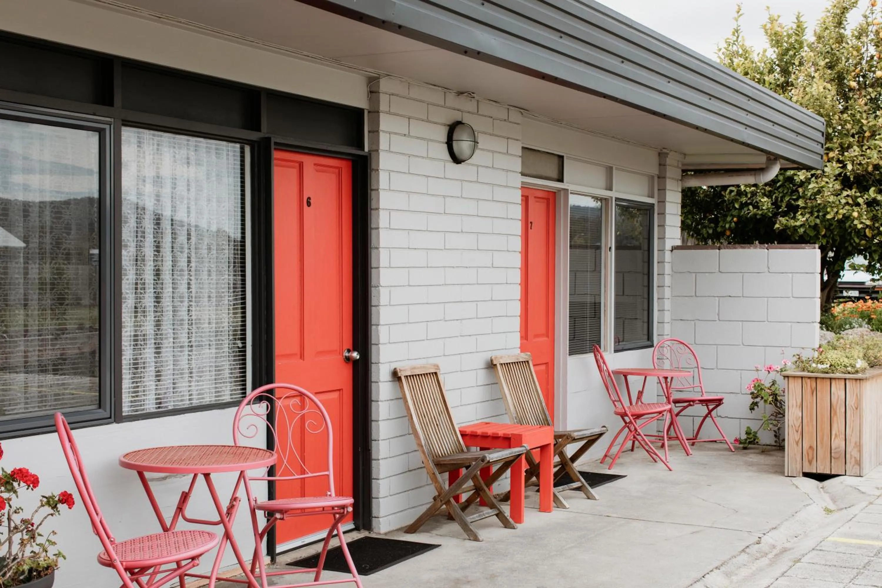Patio in Anchor Wheel Motel