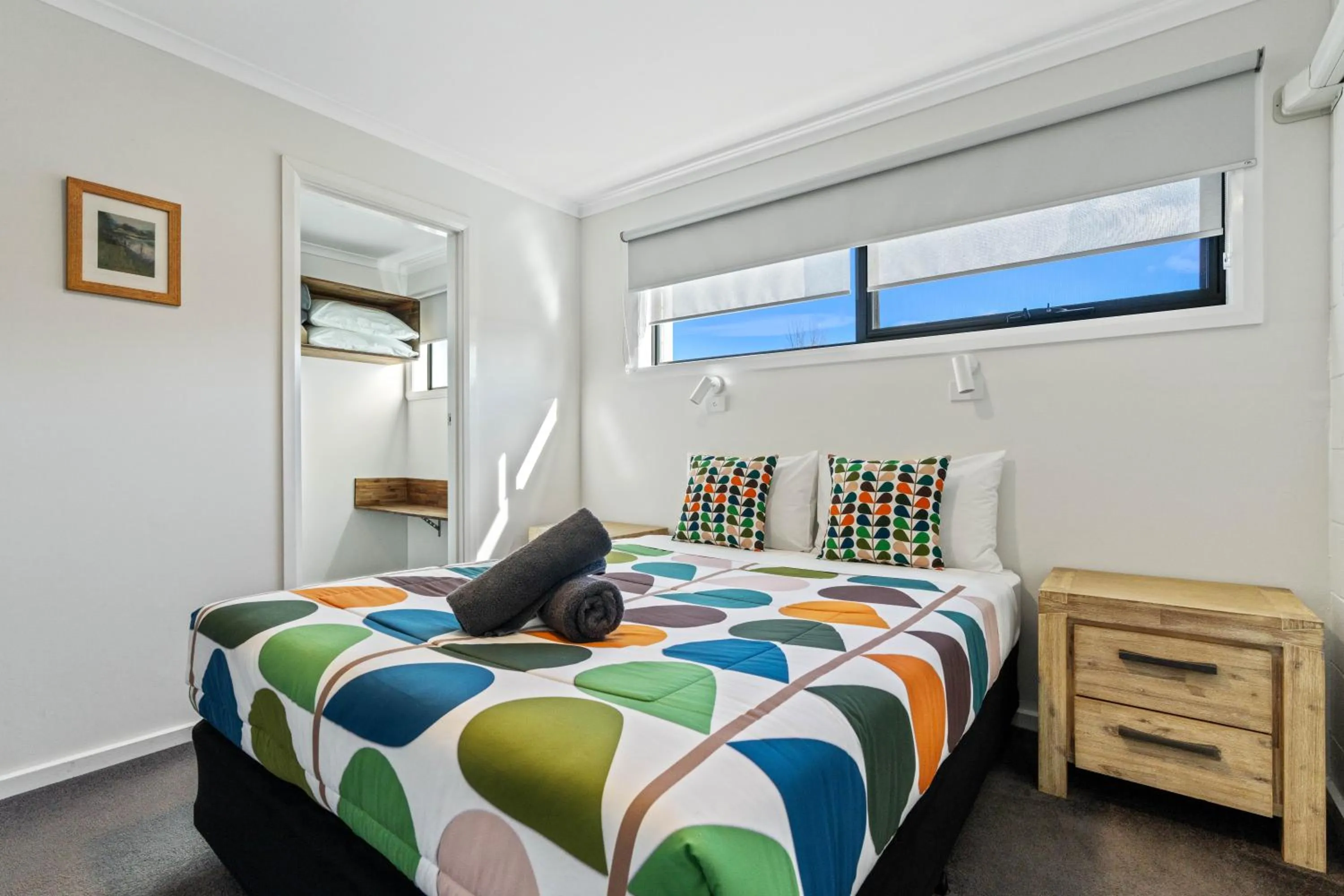 Bed in Anchor Wheel Motel