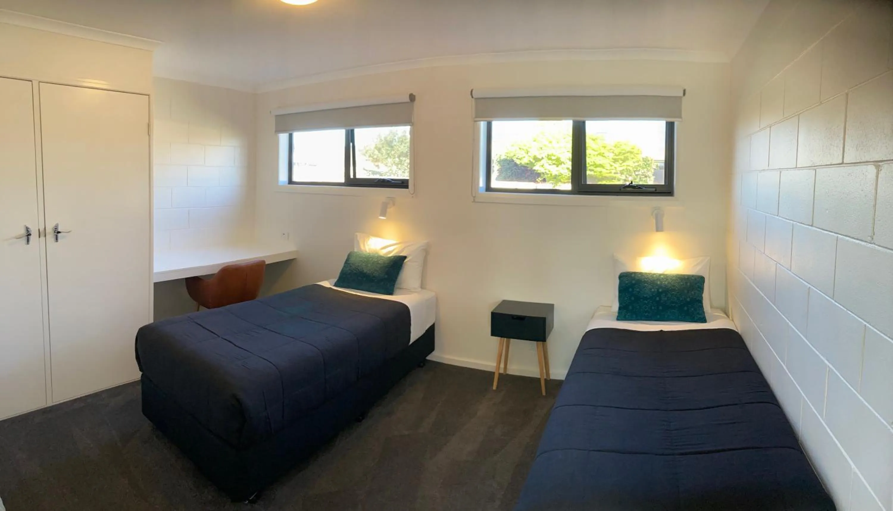 Bed in Anchor Wheel Motel