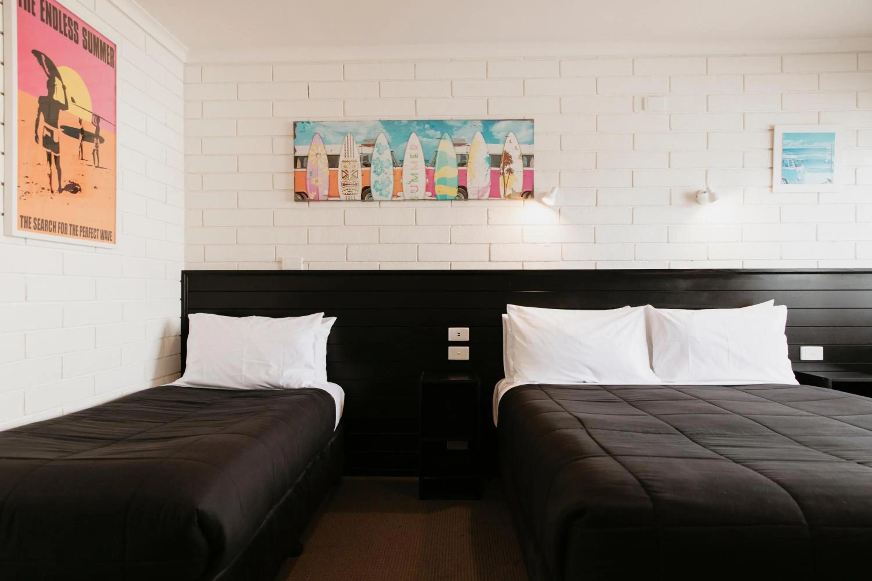 Bed in Anchor Wheel Motel