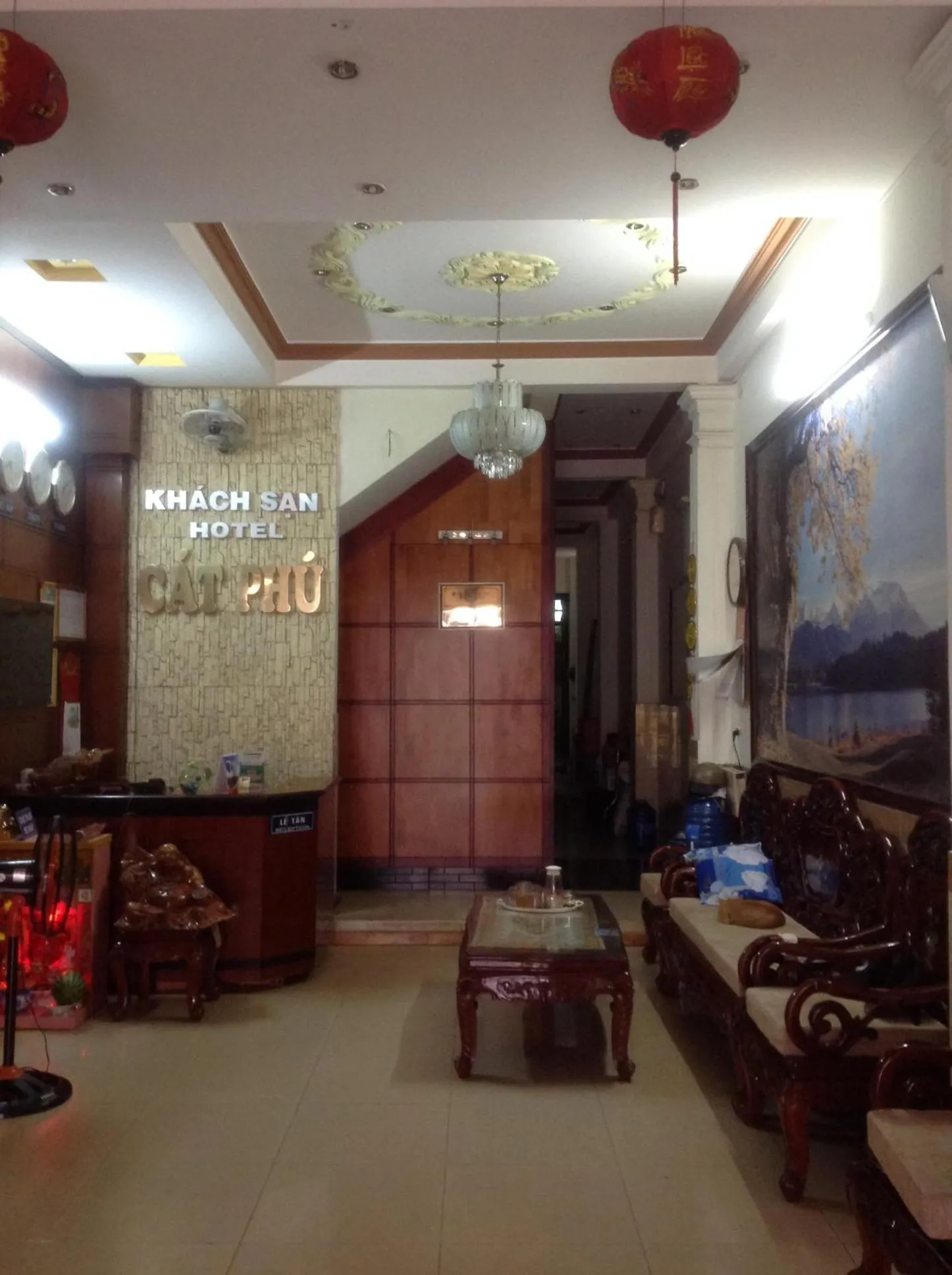 Lobby or reception in Cat Phu Hotel