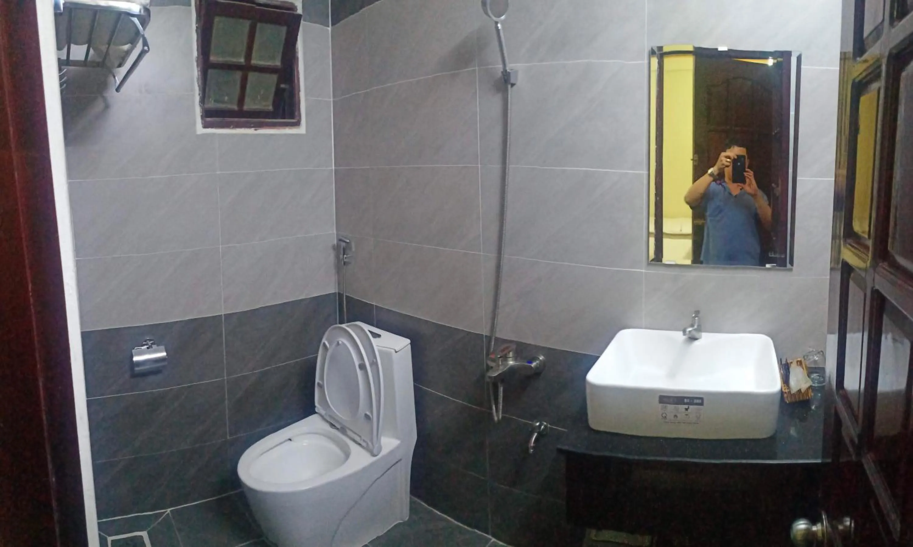 Bathroom in Cat Phu Hotel