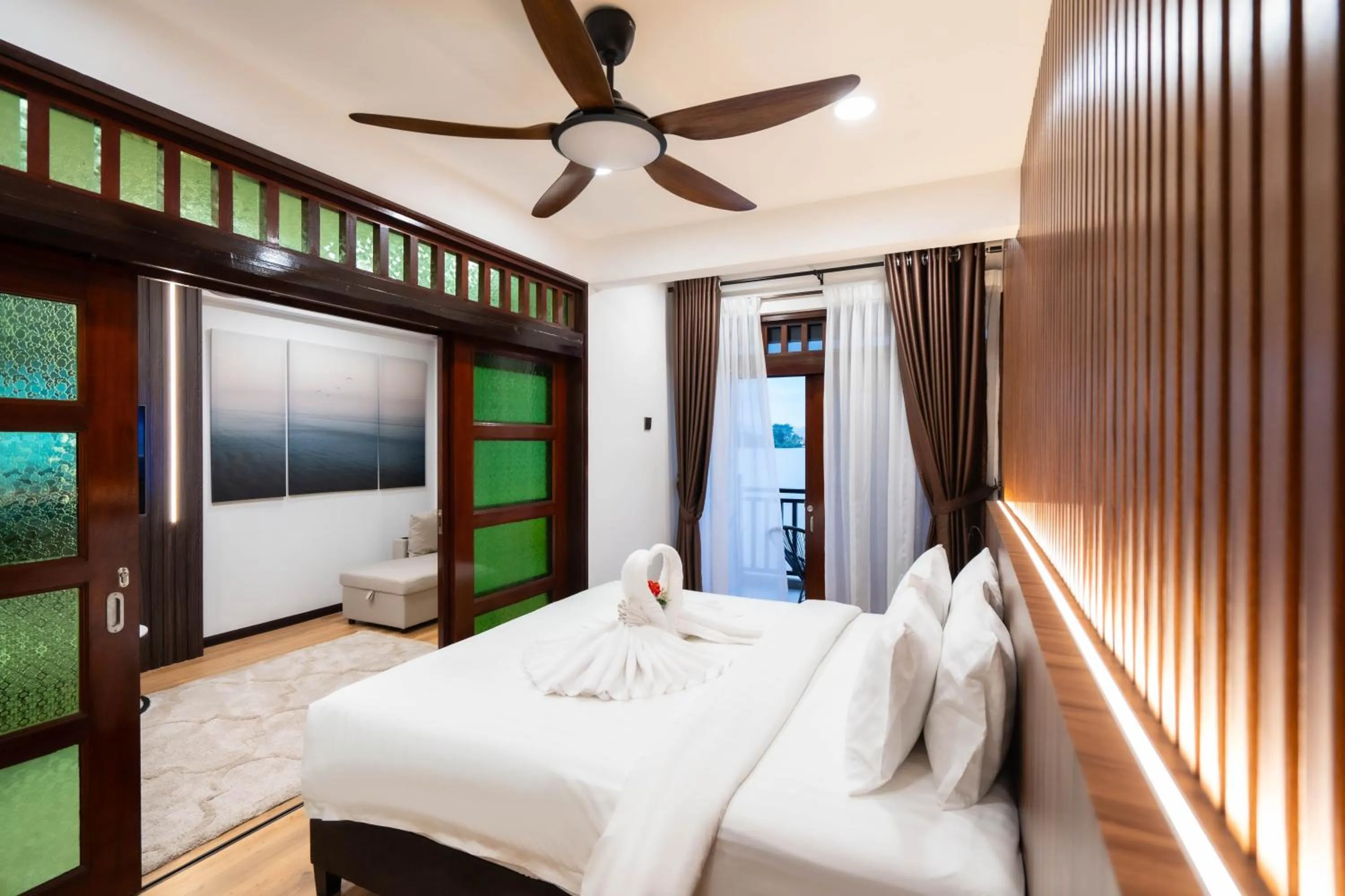 Bed in Bukit Merah Laketown Resort