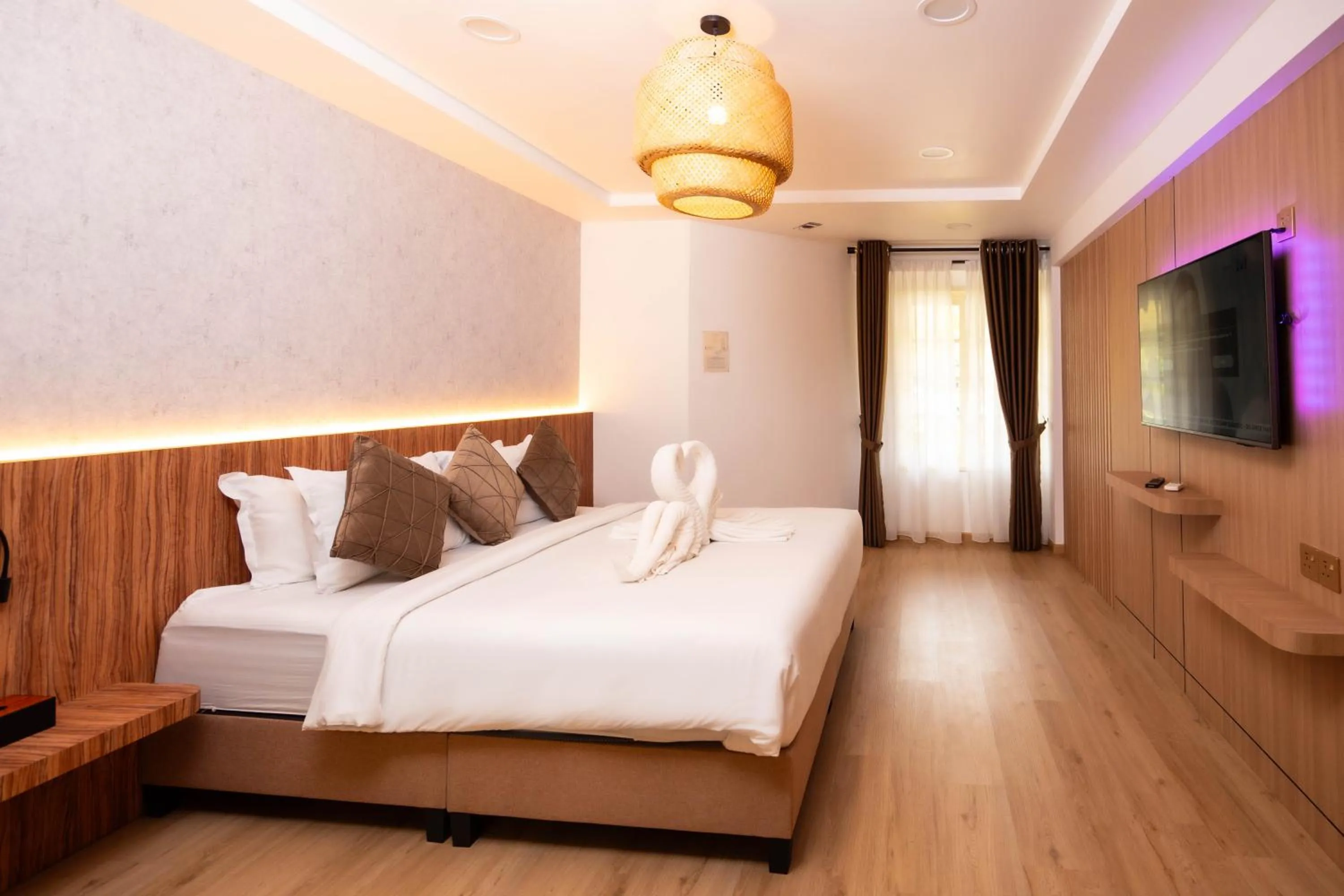 Bed in Bukit Merah Laketown Resort