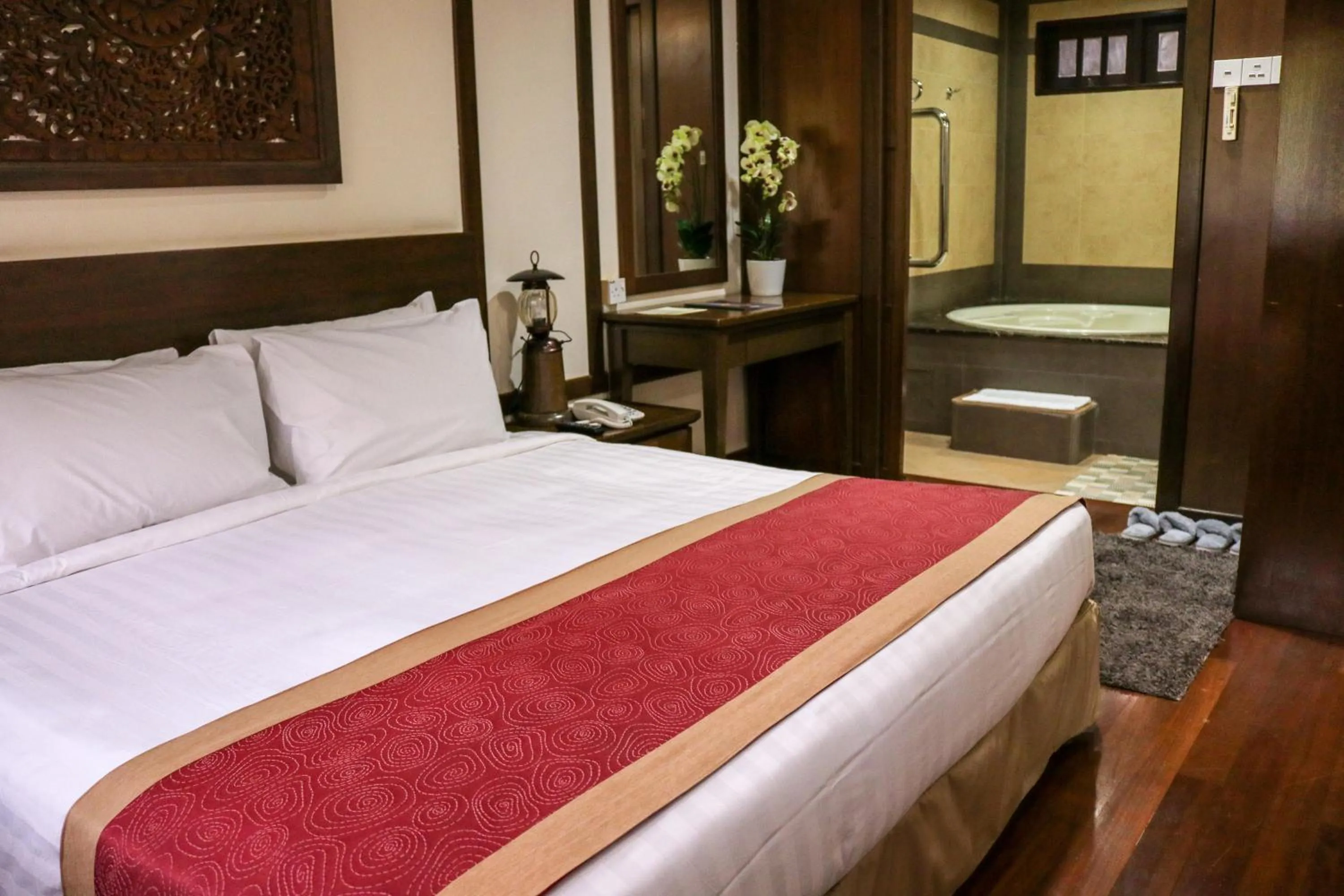 Bed in Bukit Merah Laketown Resort