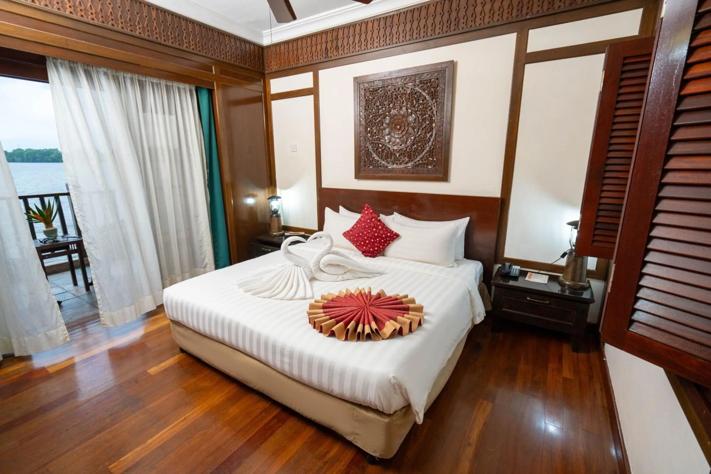 Bed in Bukit Merah Laketown Resort