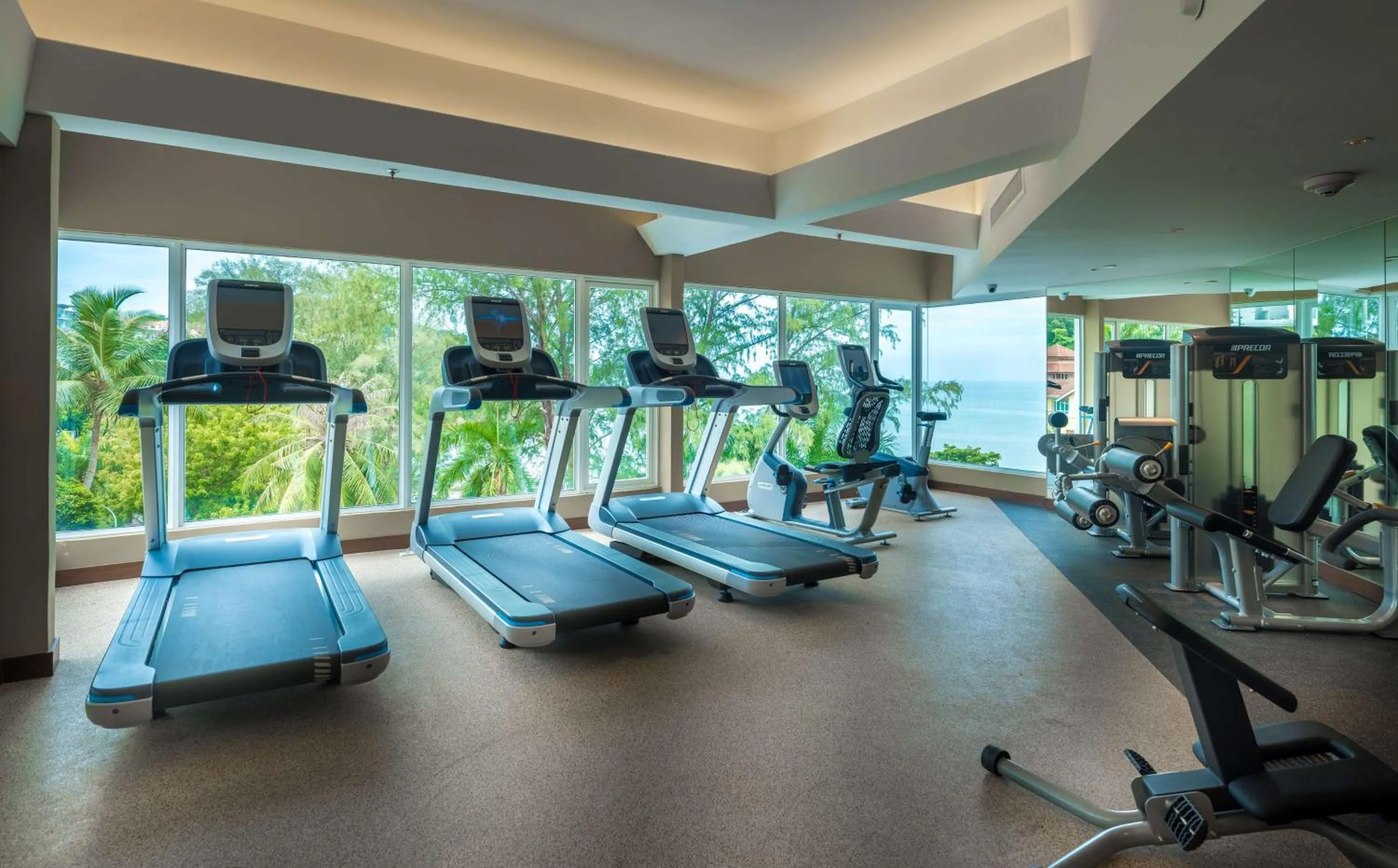 Fitness centre/facilities in DoubleTree Resort by Hilton Hotel Penang