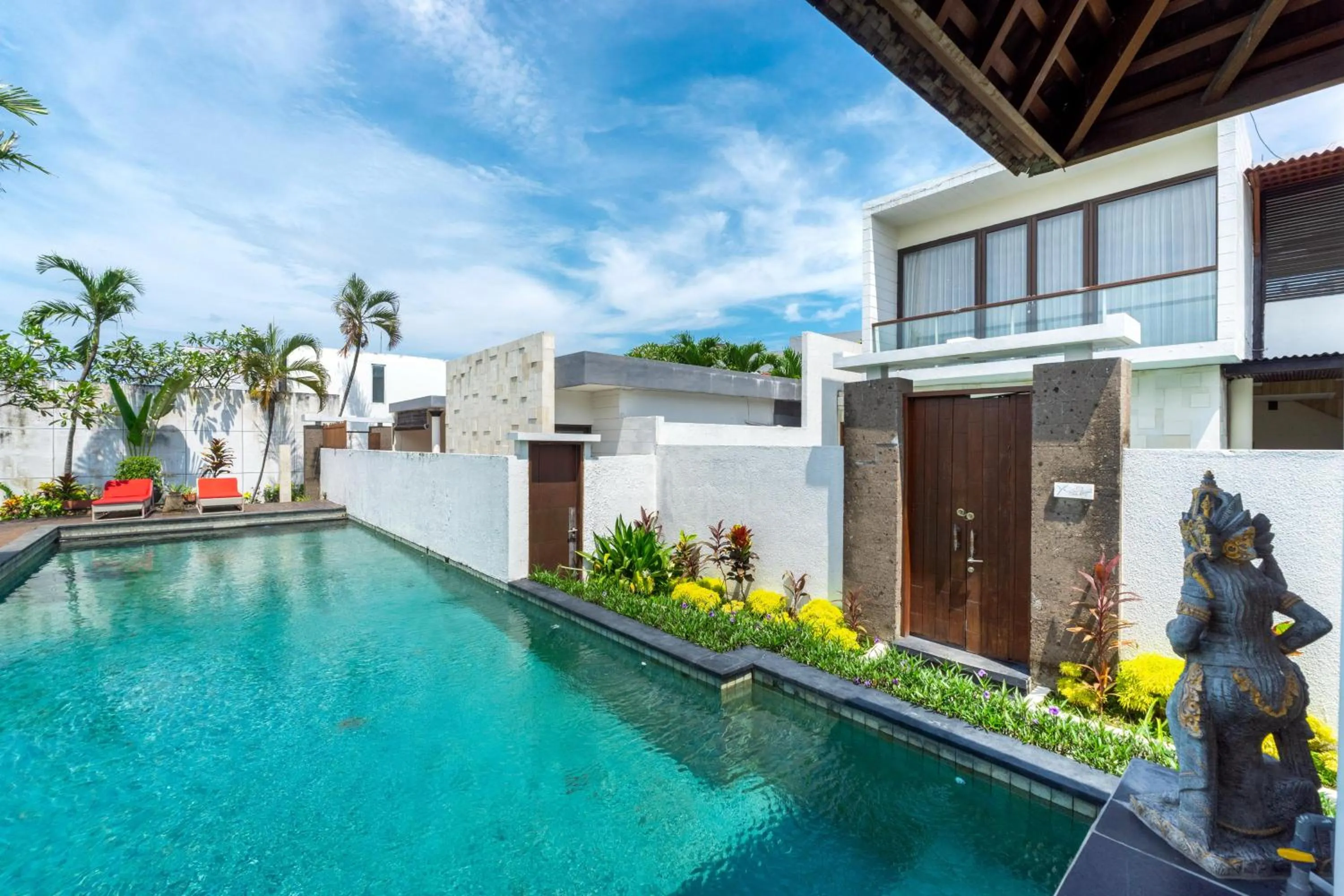 Pool view in Jay's Villa Umalas
