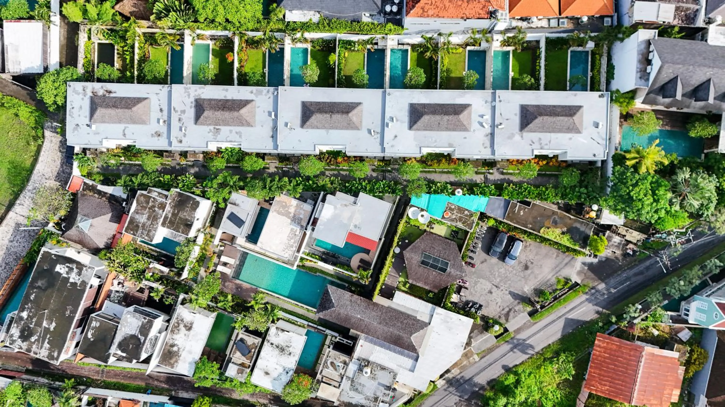 Bird's eye view in Jay's Villa Umalas