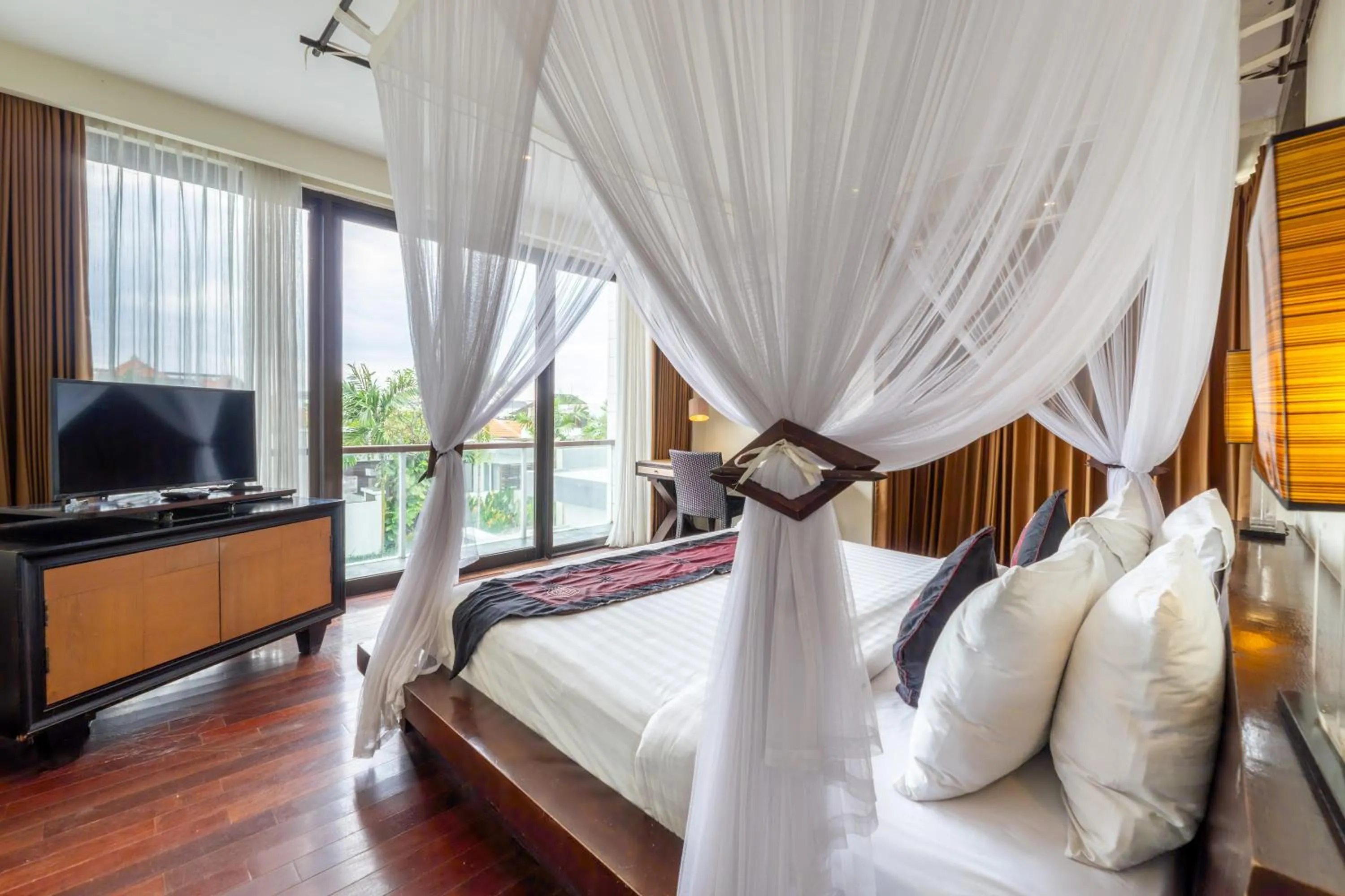 Bed in Jay's Villa Umalas
