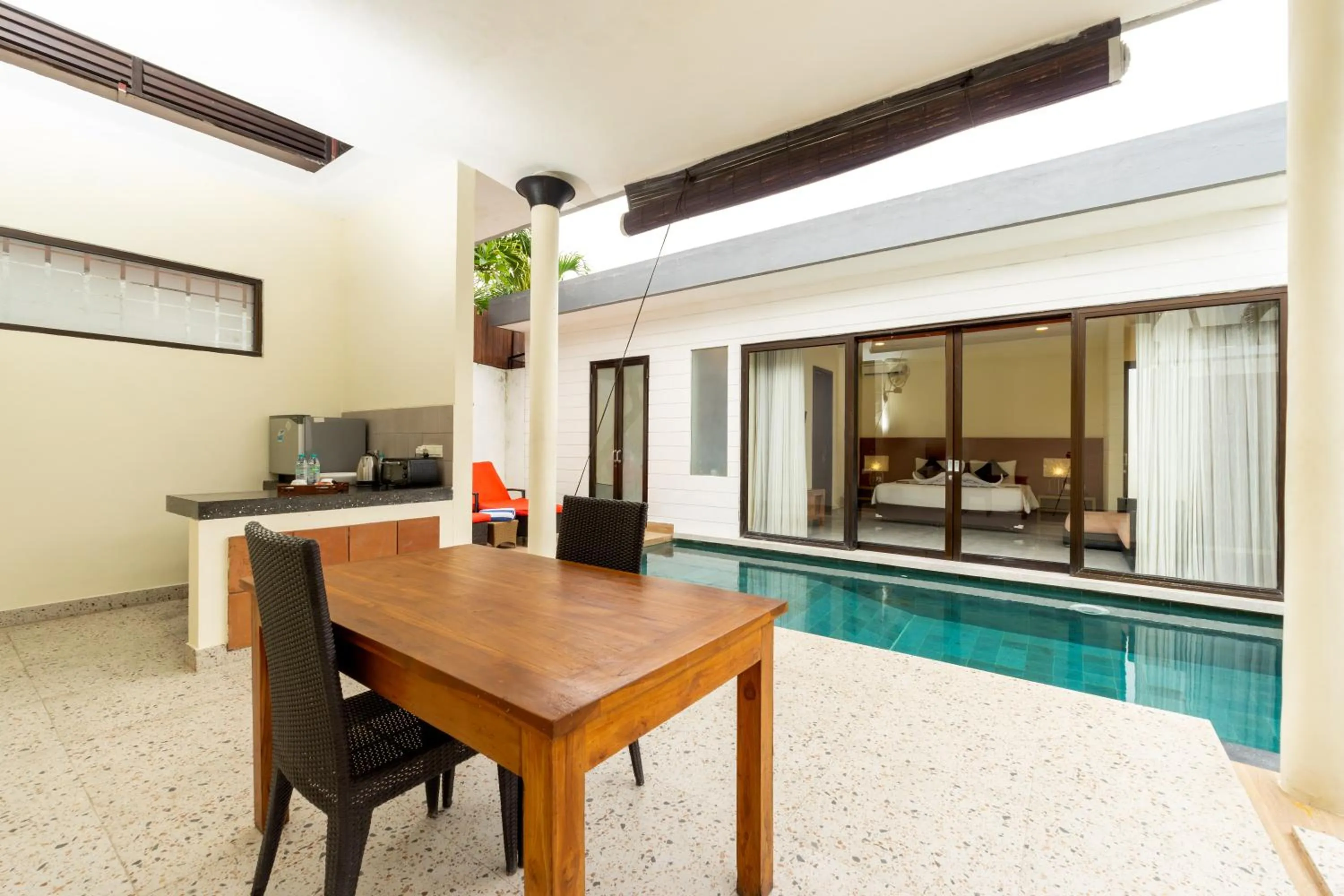 Dining area in Jay's Villa Umalas