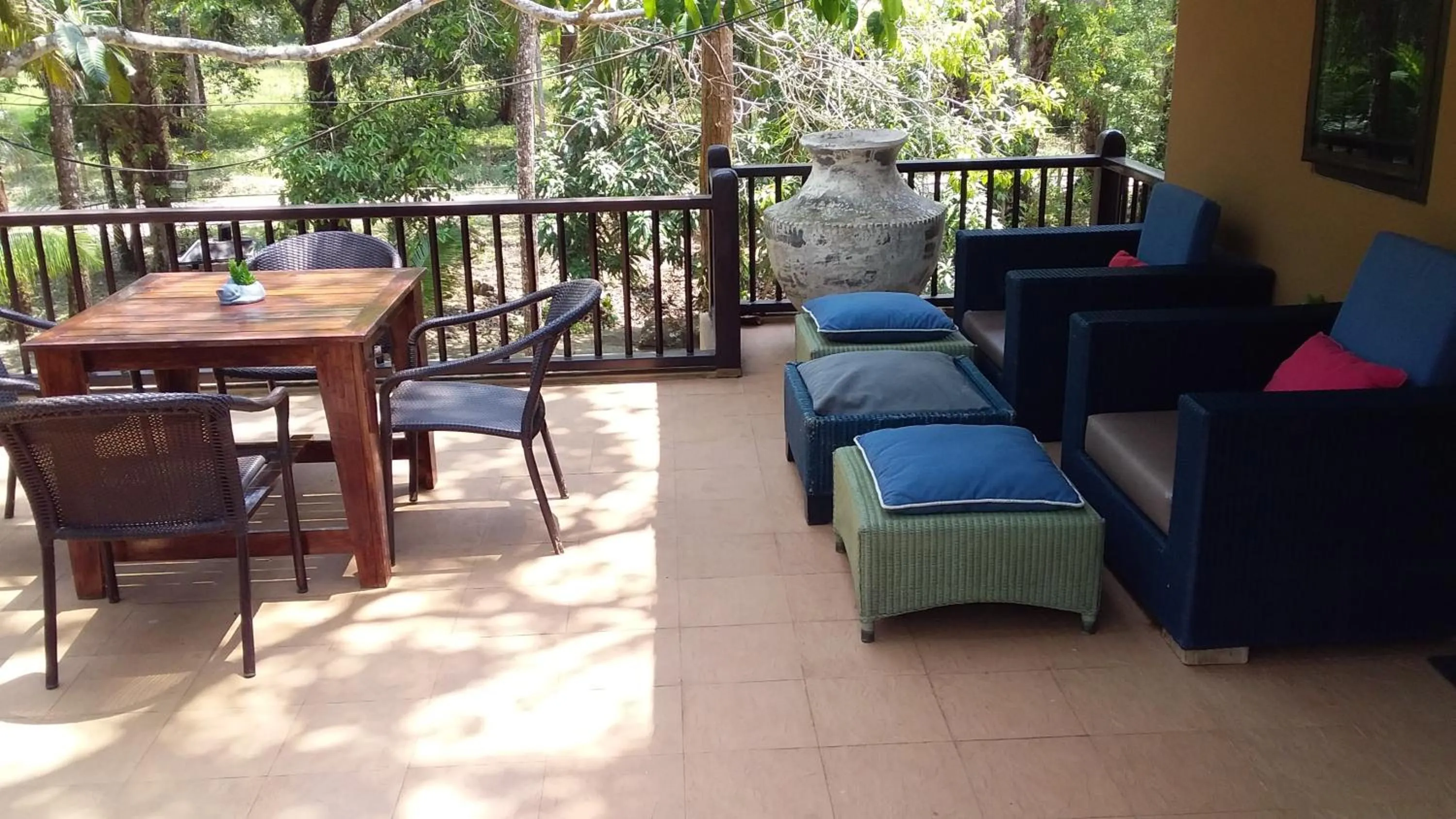 Balcony/Terrace in KhaoTong Villa at Melina's