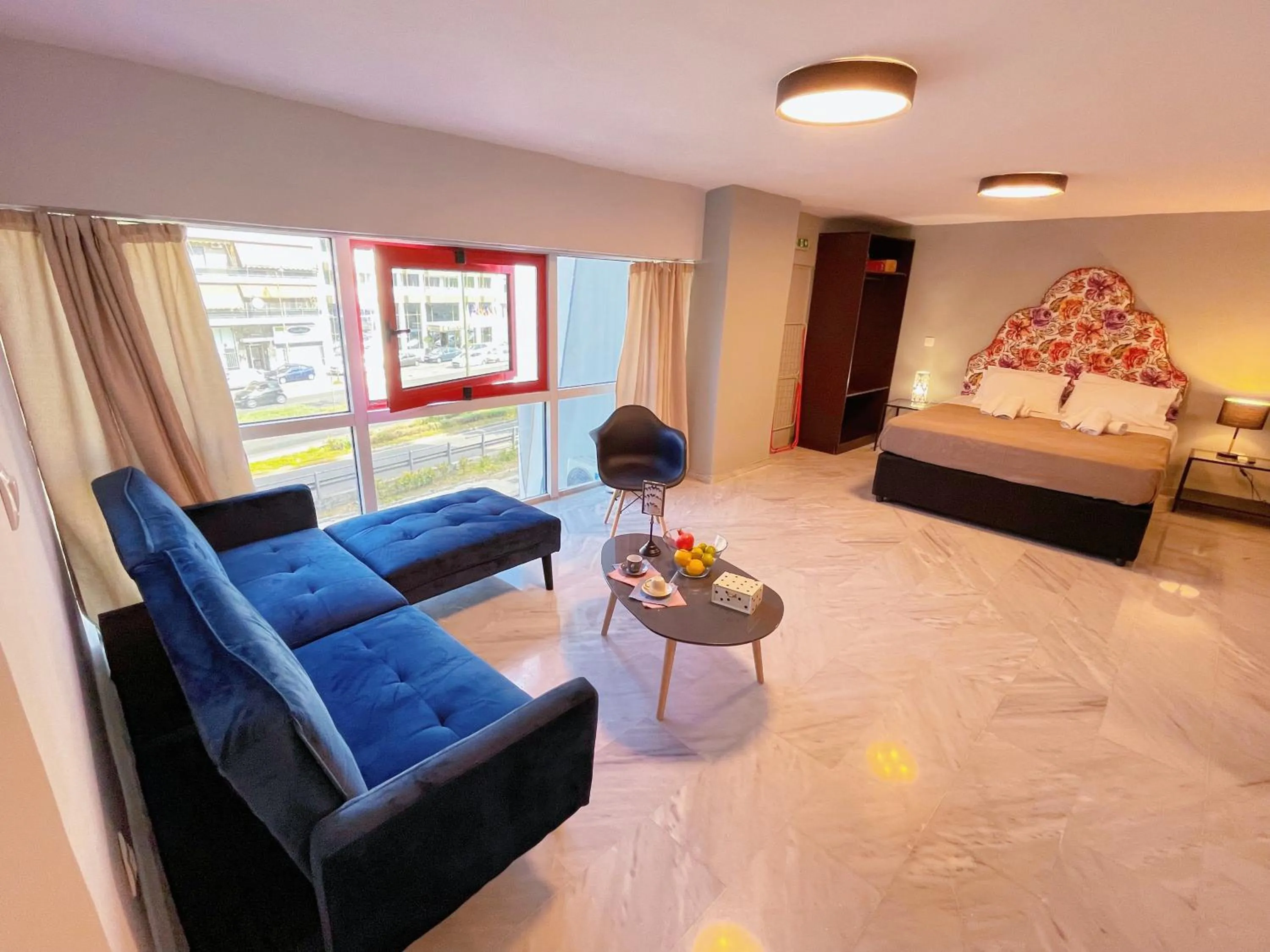 Living room in WSD Baia Acropolis Hotel Apartment