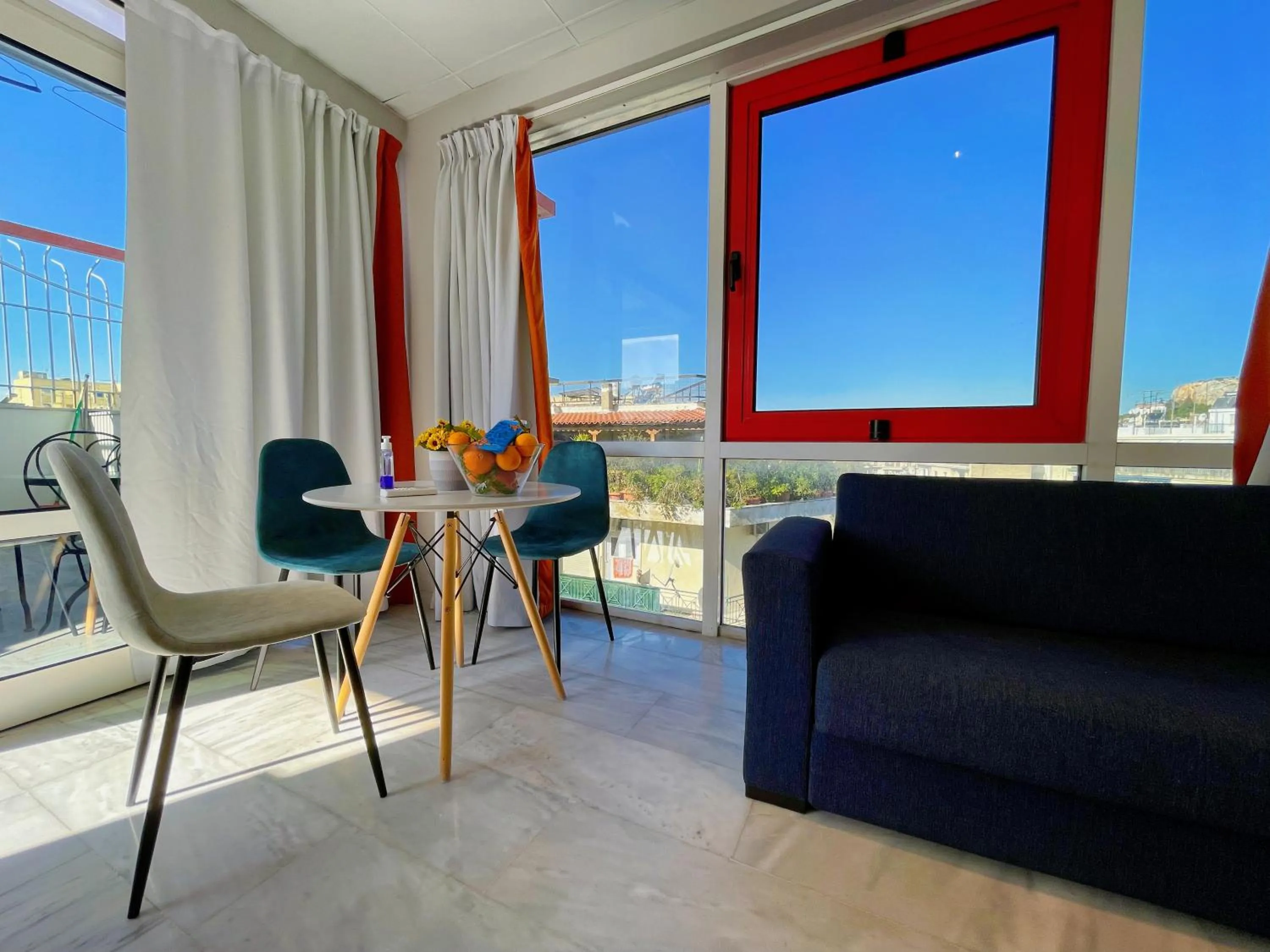 Living room in WSD Baia Acropolis Hotel Apartment