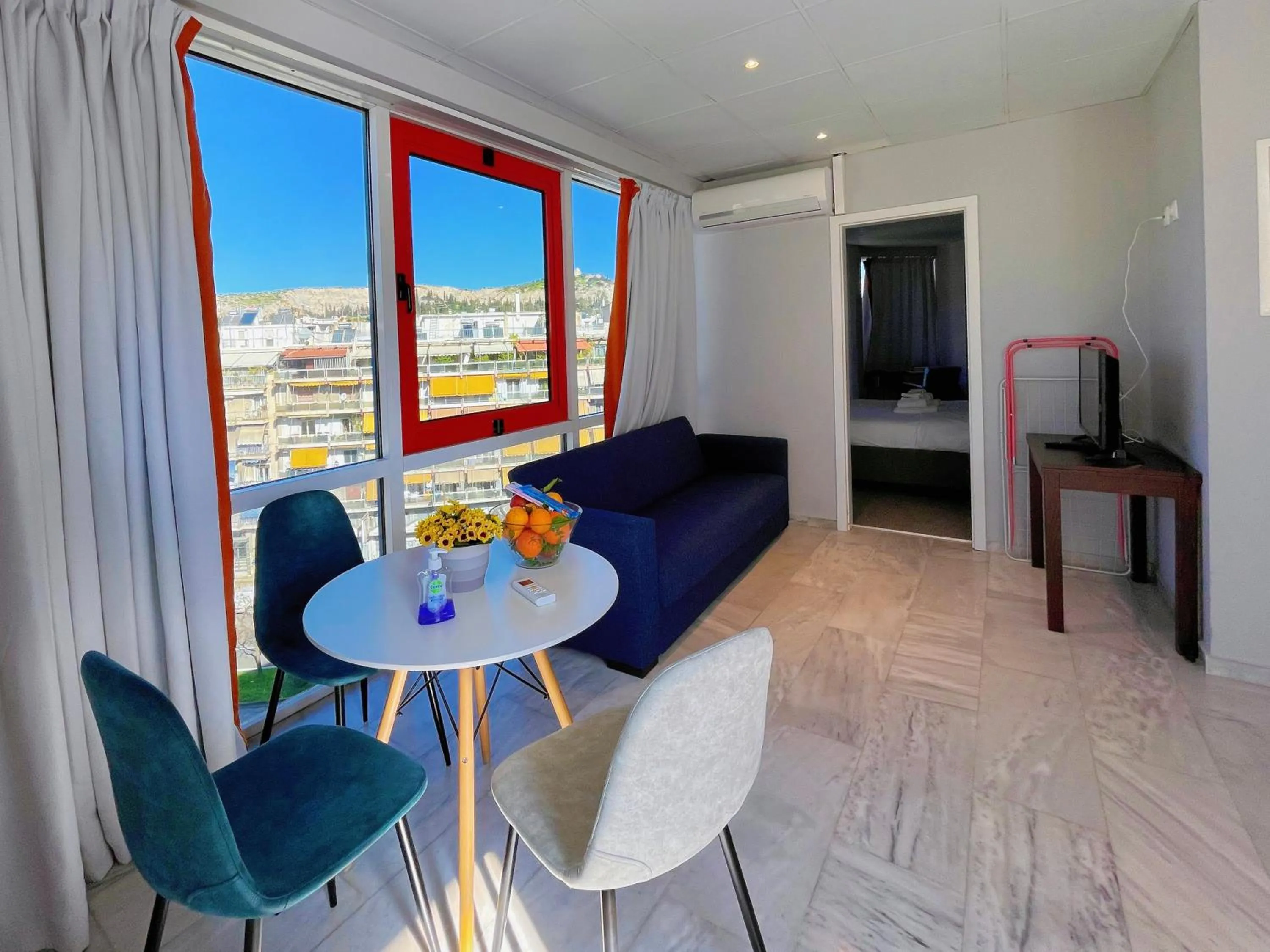 Living room in WSD Baia Acropolis Hotel Apartment