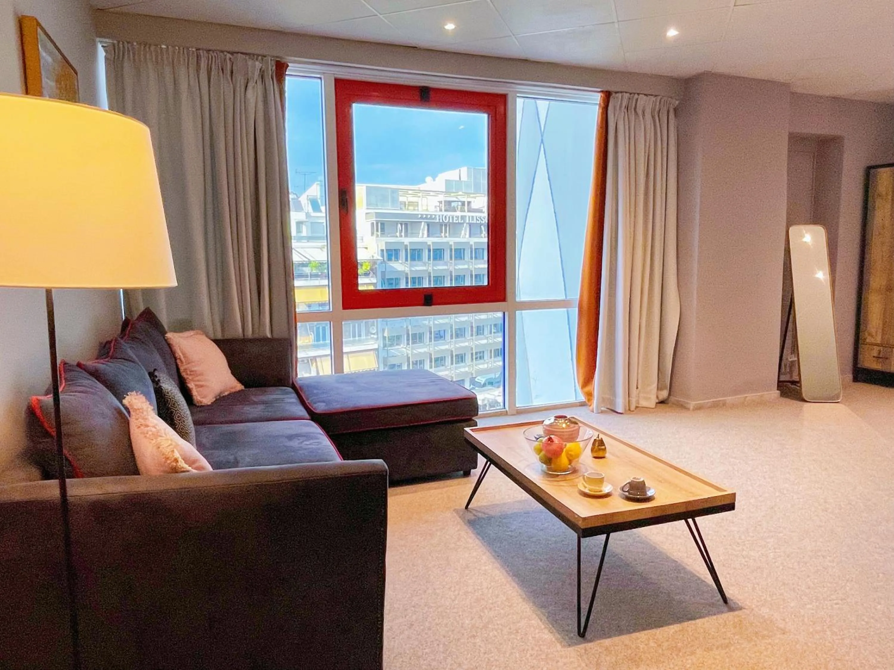 Living room in WSD Baia Acropolis Hotel Apartment