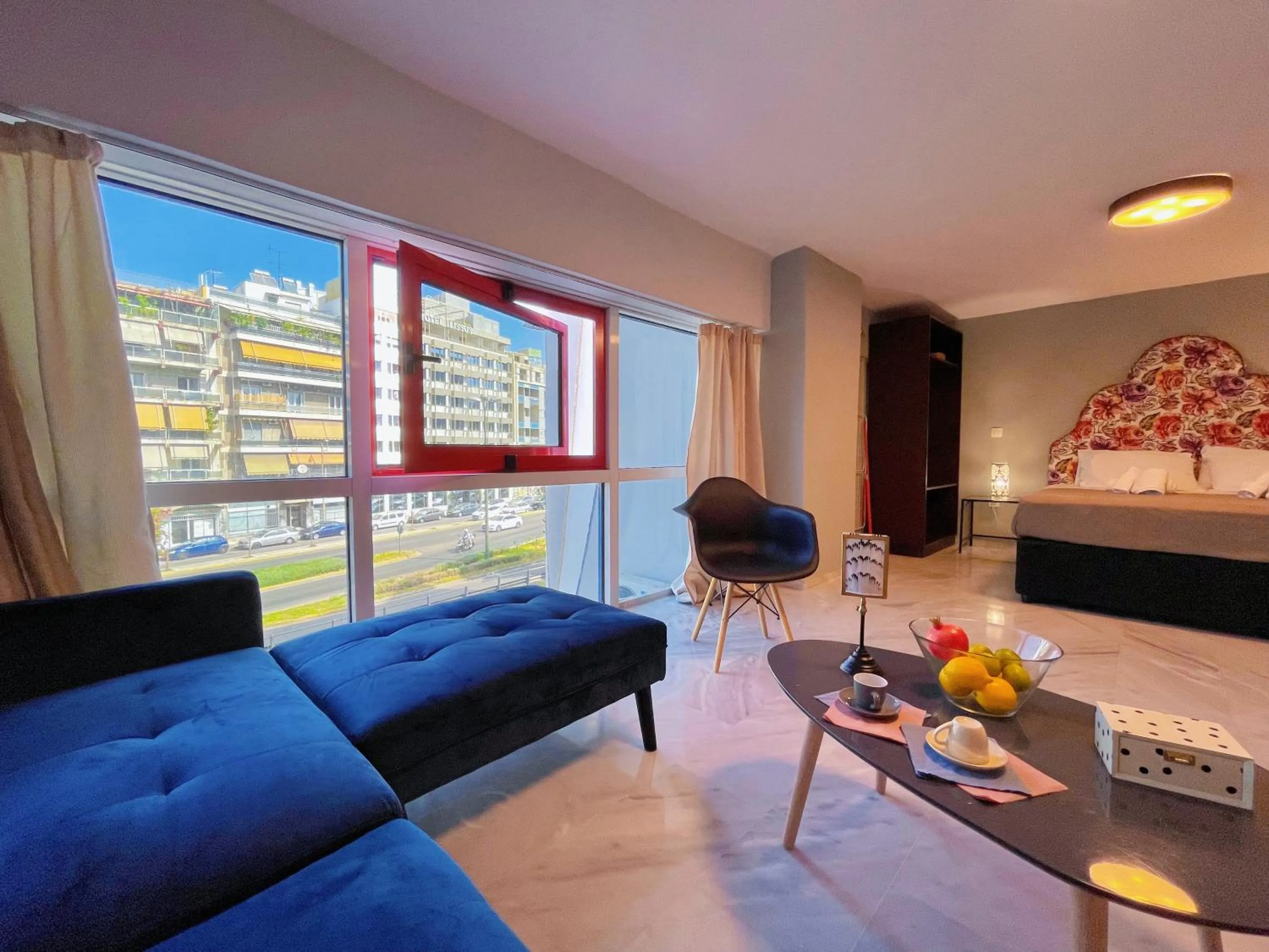 Living room in WSD Baia Acropolis Hotel Apartment