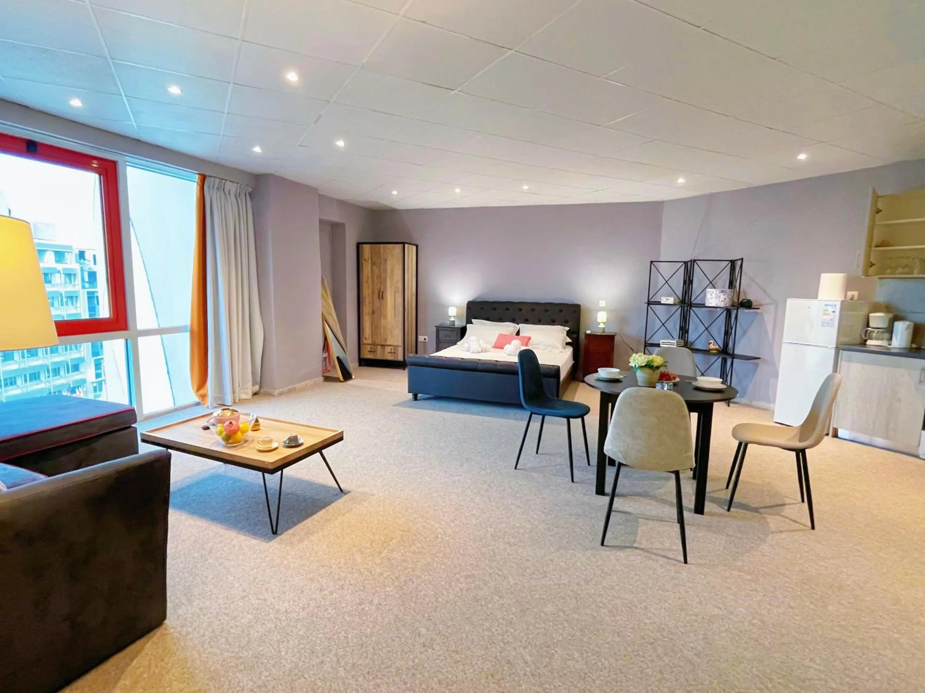 Living room in WSD Baia Acropolis Hotel Apartment