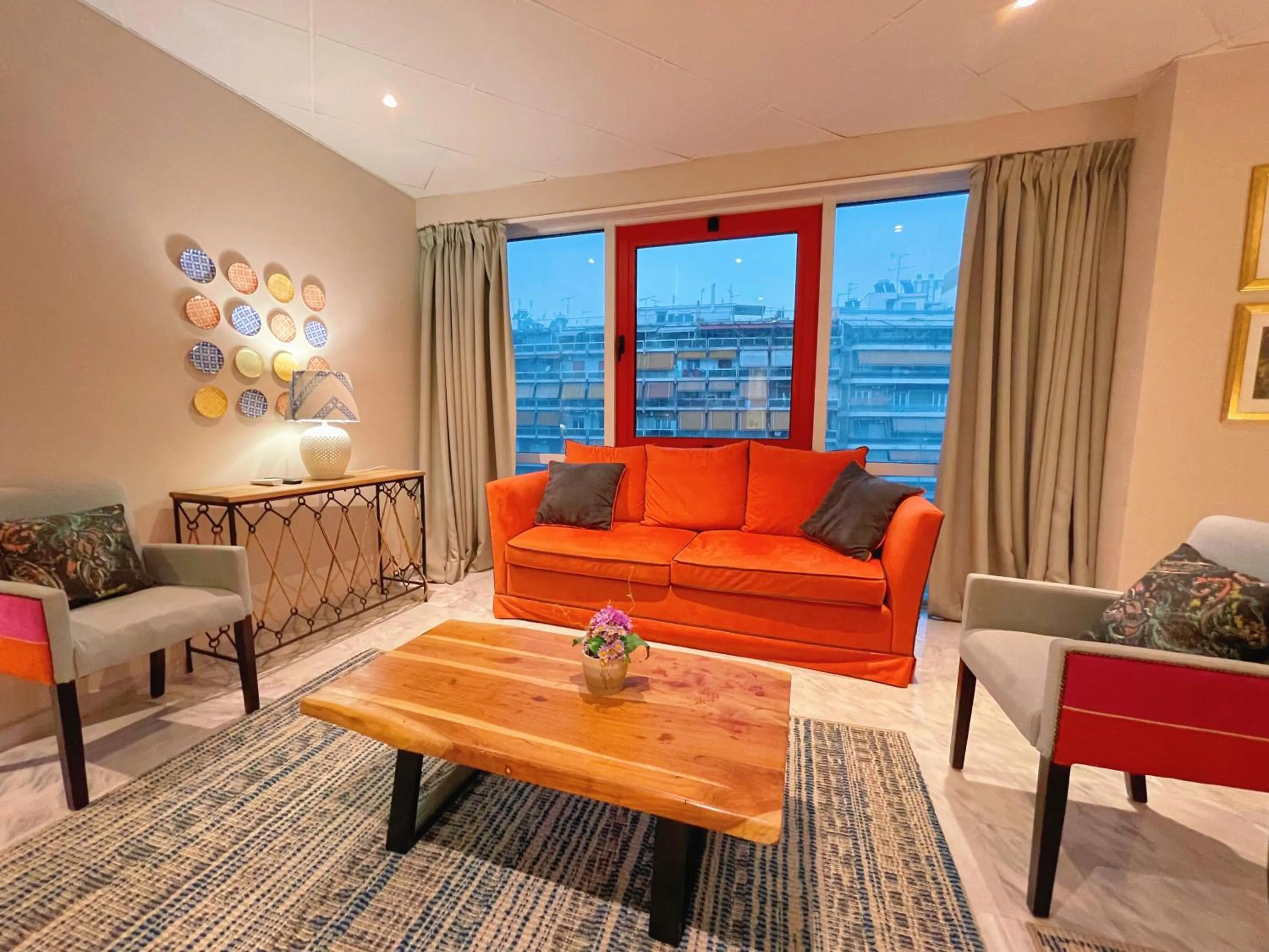 Seating area in WSD Baia Acropolis Hotel Apartment