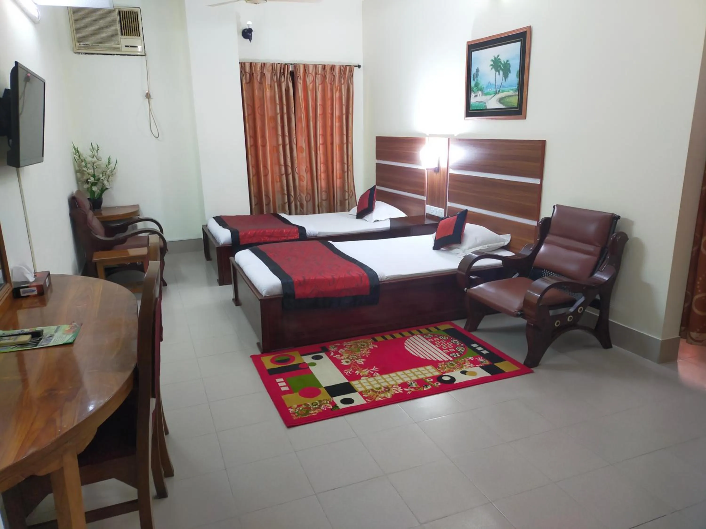 View (from property/room), Bed in Hotel Supreme