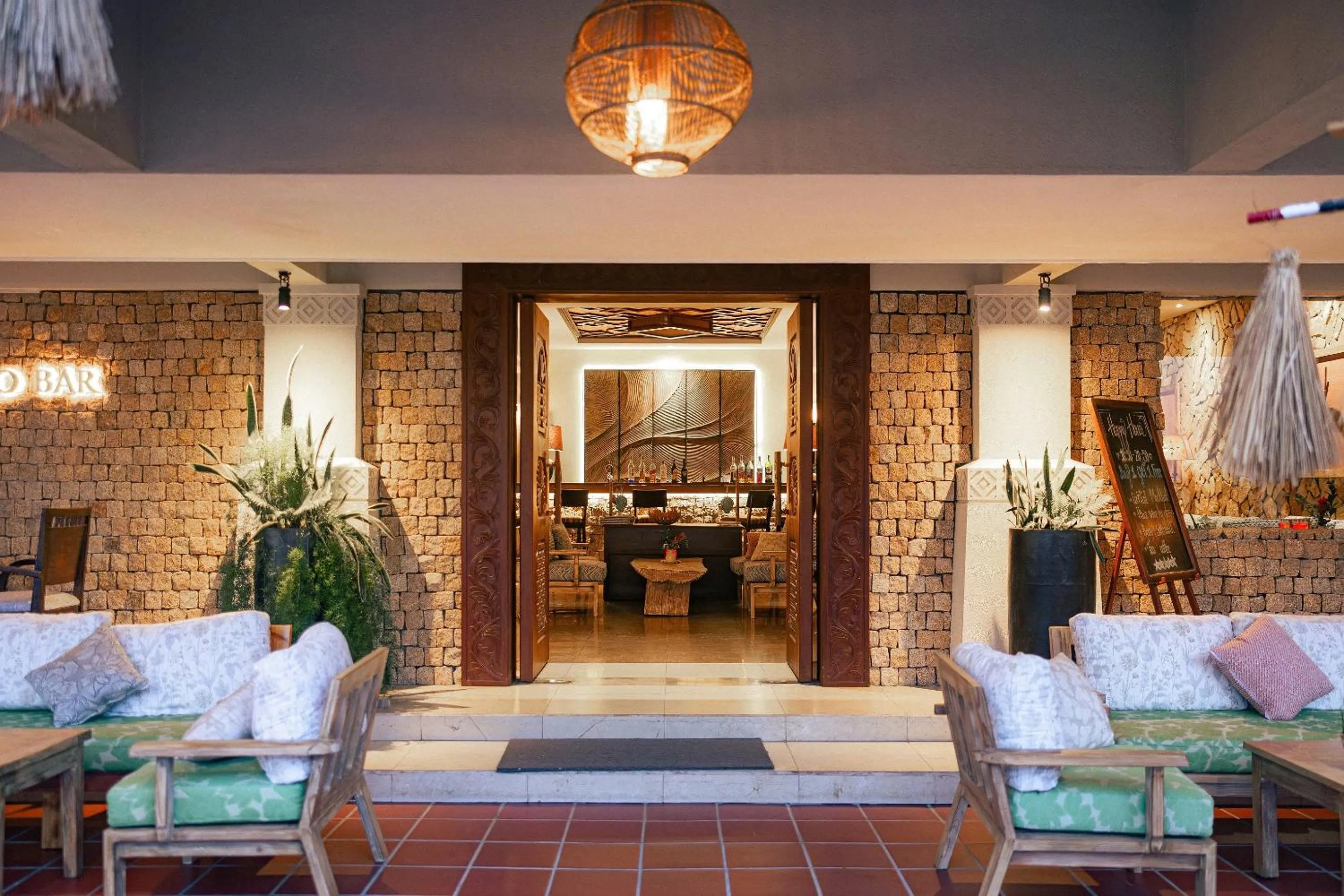 Patio in Palm Garden Beach Resort & Spa