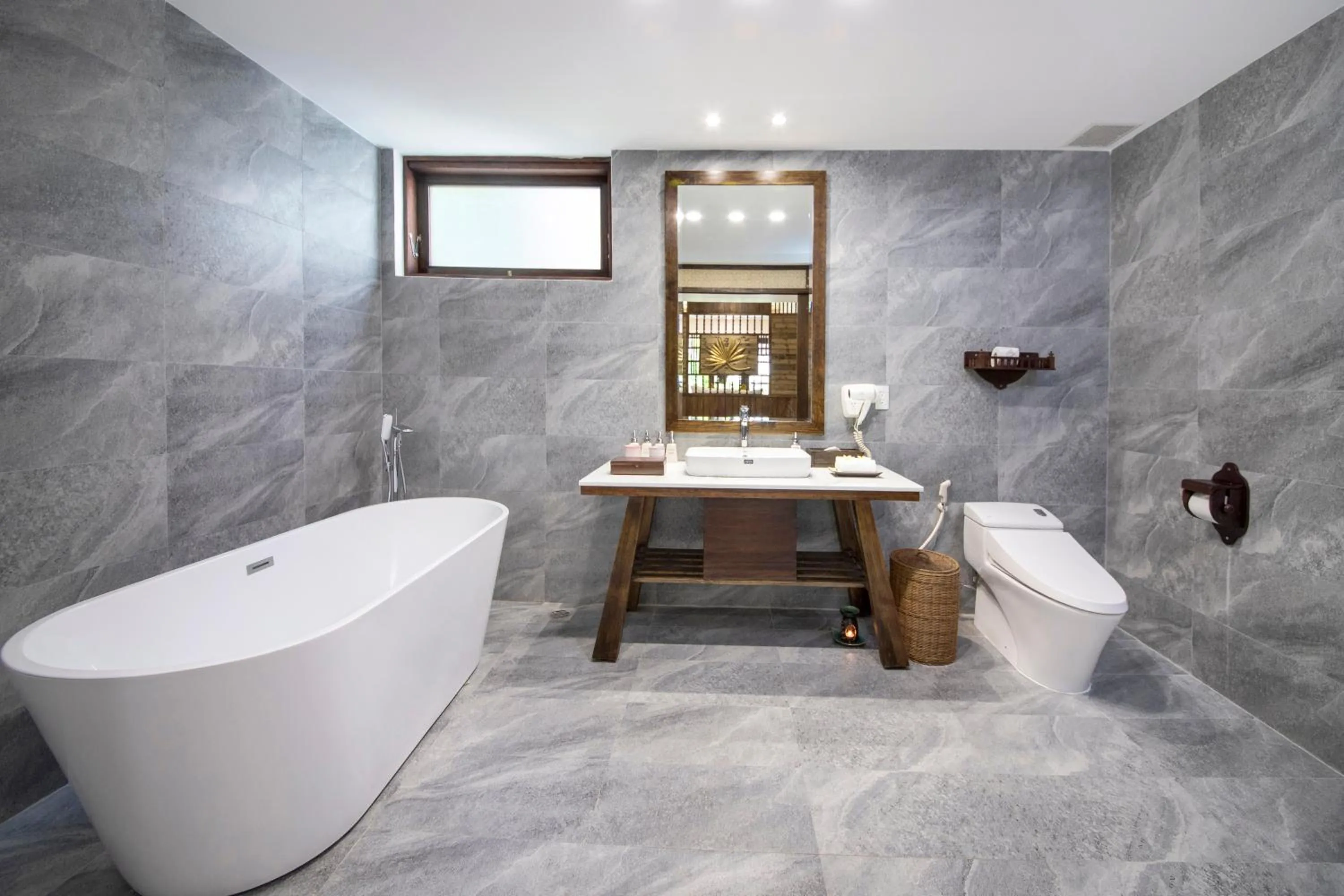 Bathroom in Palm Garden Beach Resort & Spa