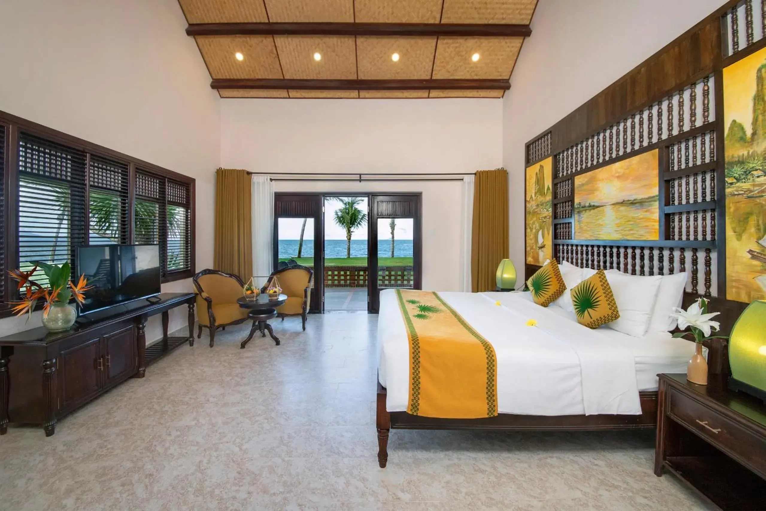 View (from property/room), Bed in Palm Garden Beach Resort & Spa View (from property/room), Bed in Palm Garden Beach Resort & Spa