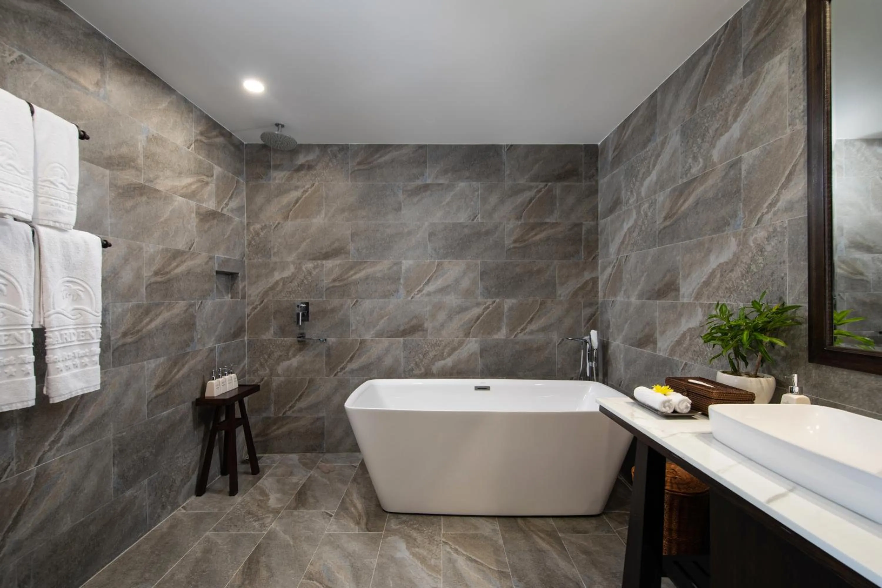 Bathroom in Palm Garden Beach Resort & Spa