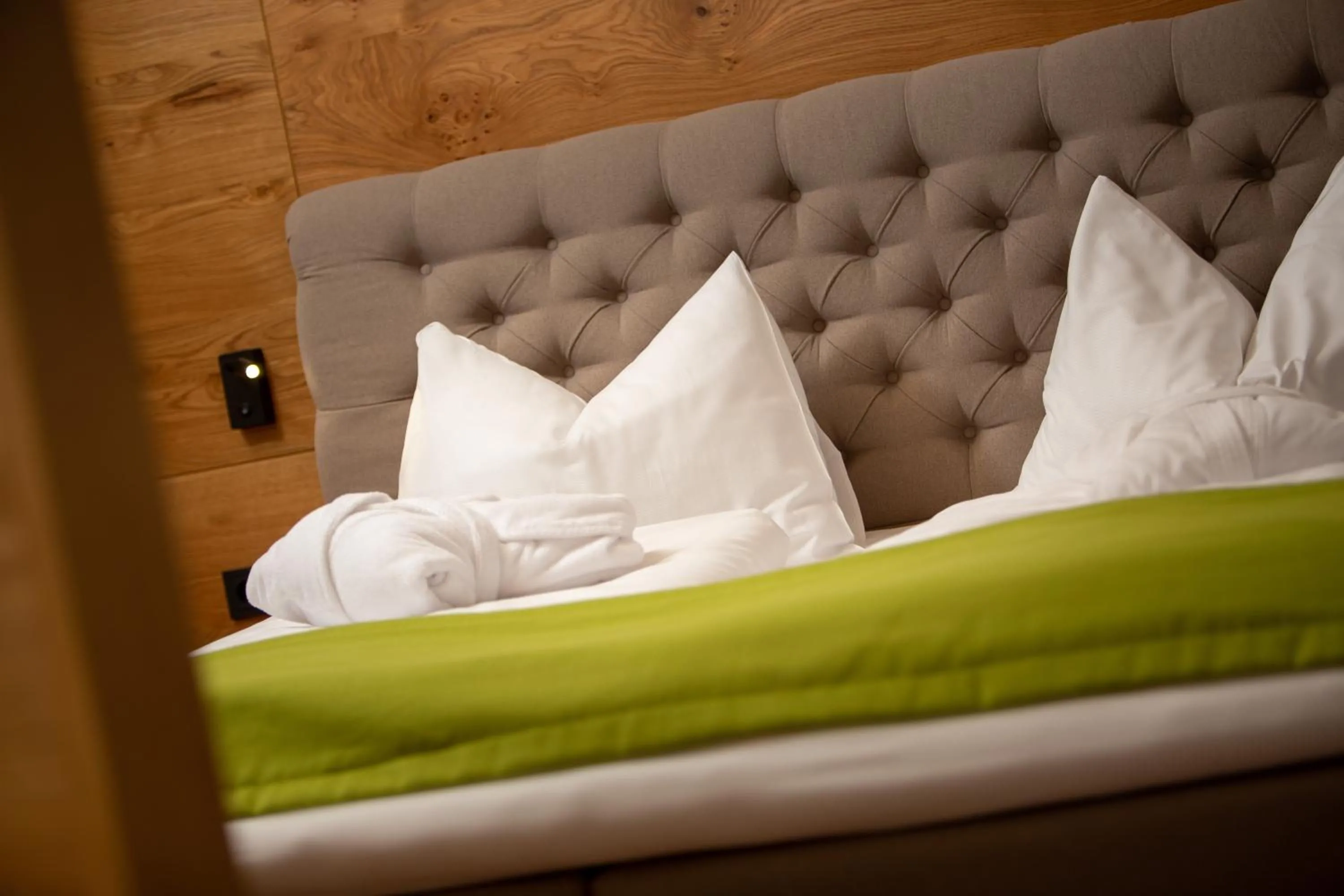 Bed in Hotel Tannenberg