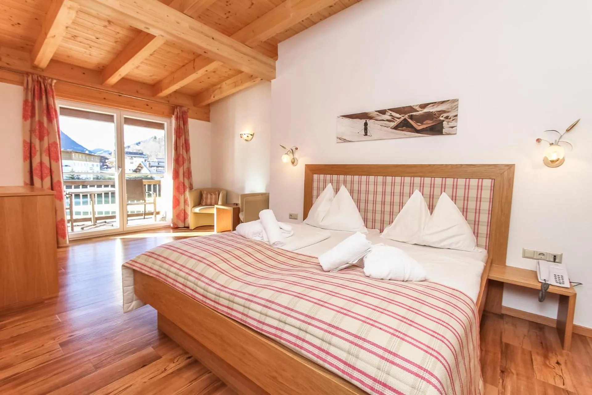 Bed in Hotel Tannenberg