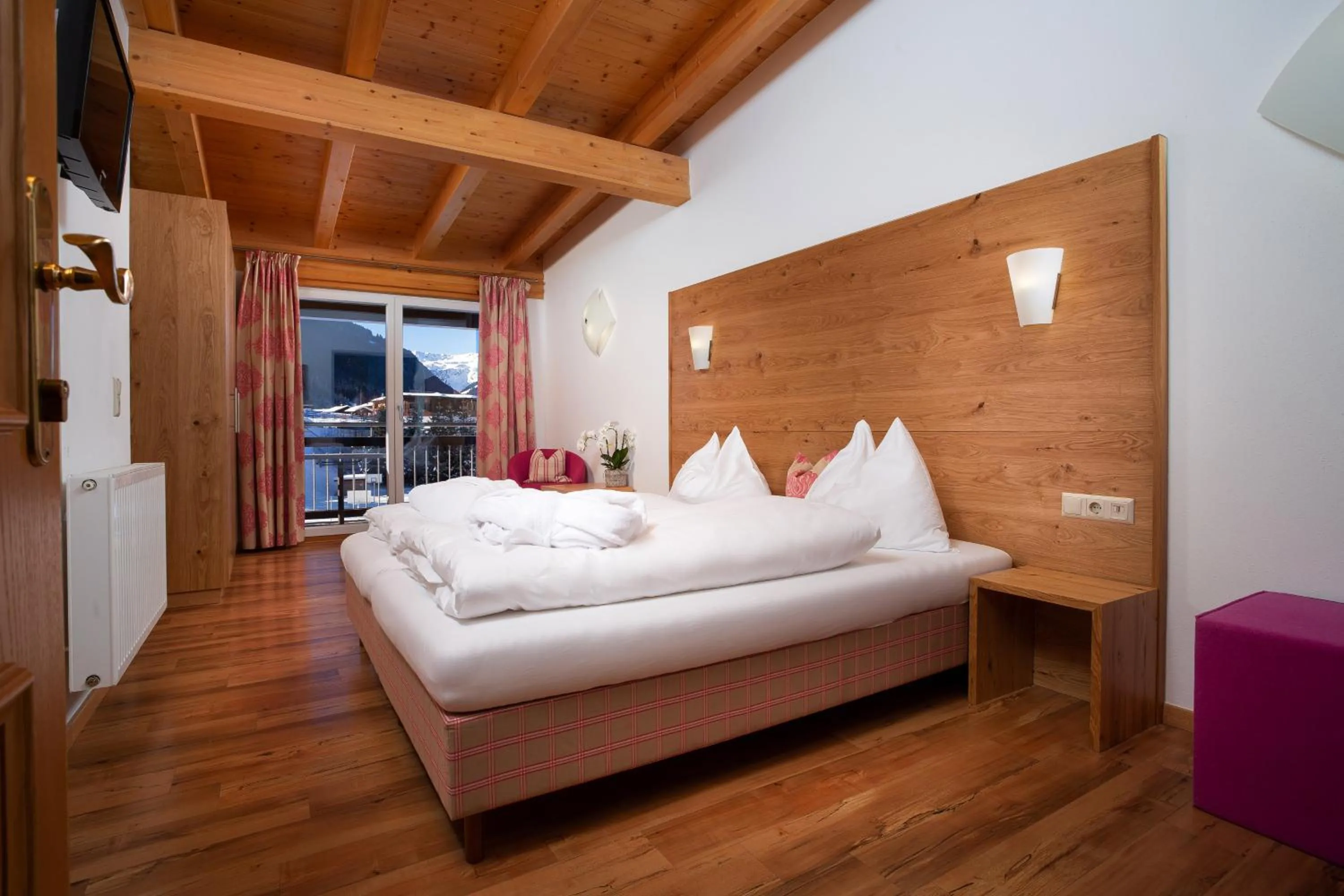 Bed in Hotel Tannenberg