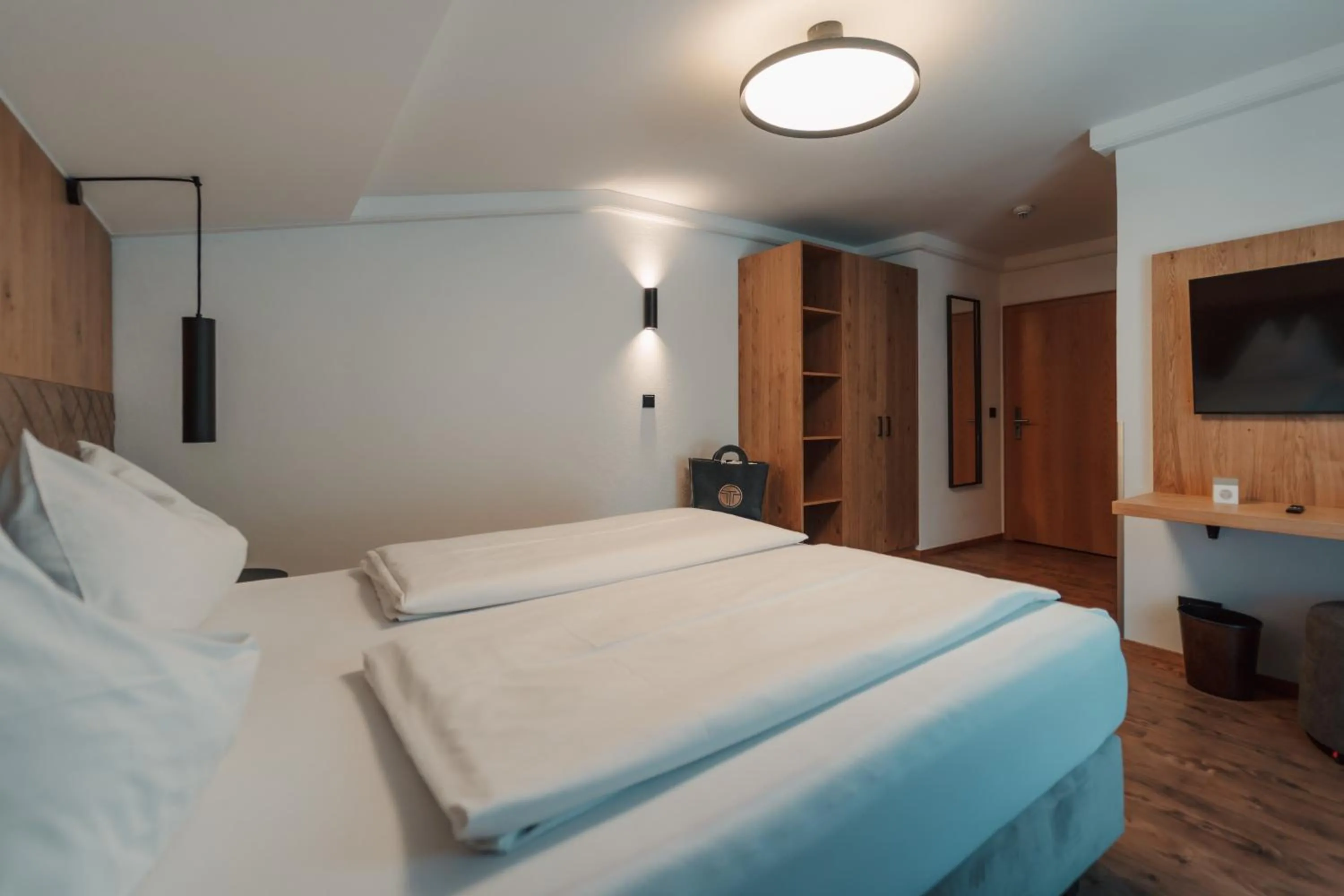 Bed in Hotel Tannenberg