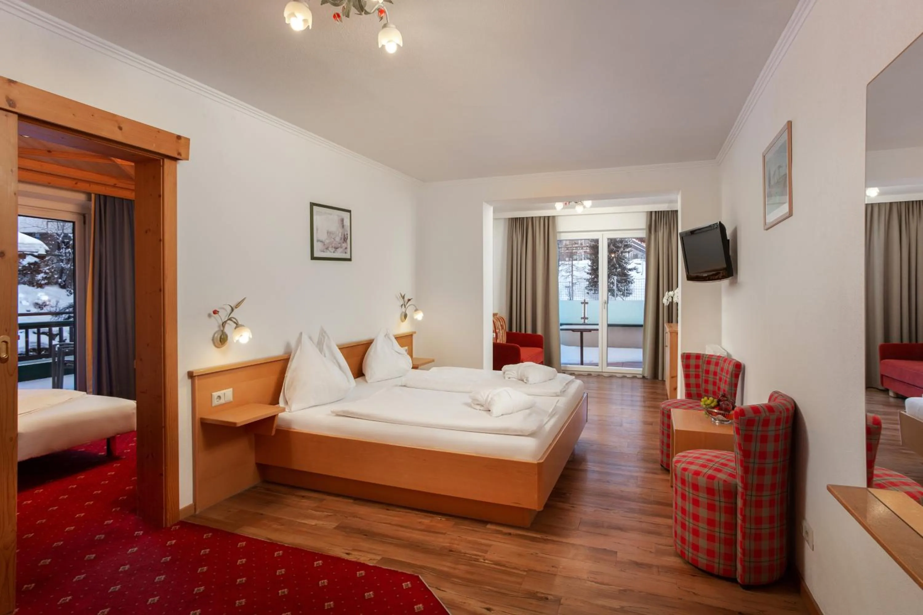 Bed in Hotel Tannenberg
