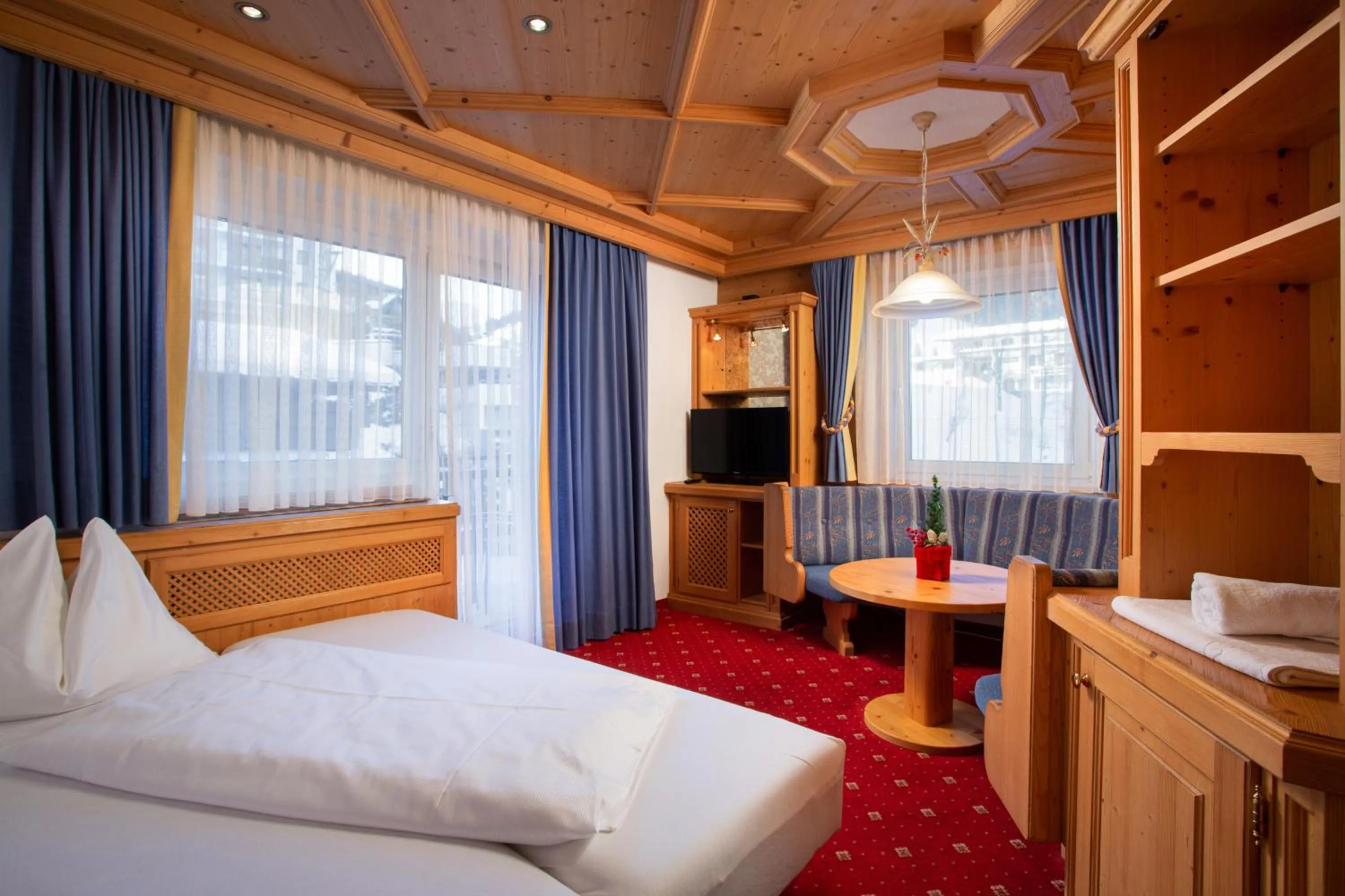 Bed in Hotel Tannenberg