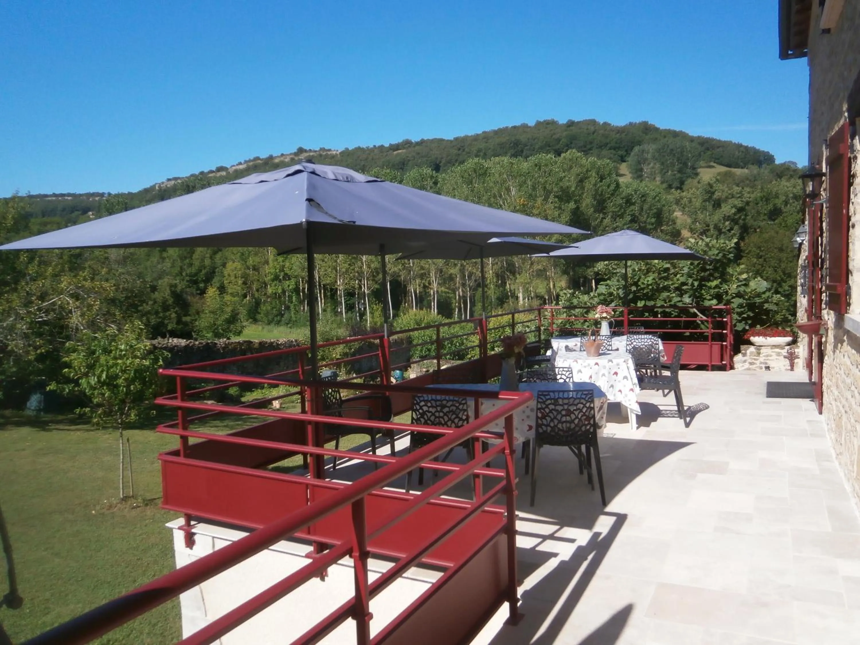 Natural landscape in la chomiarde