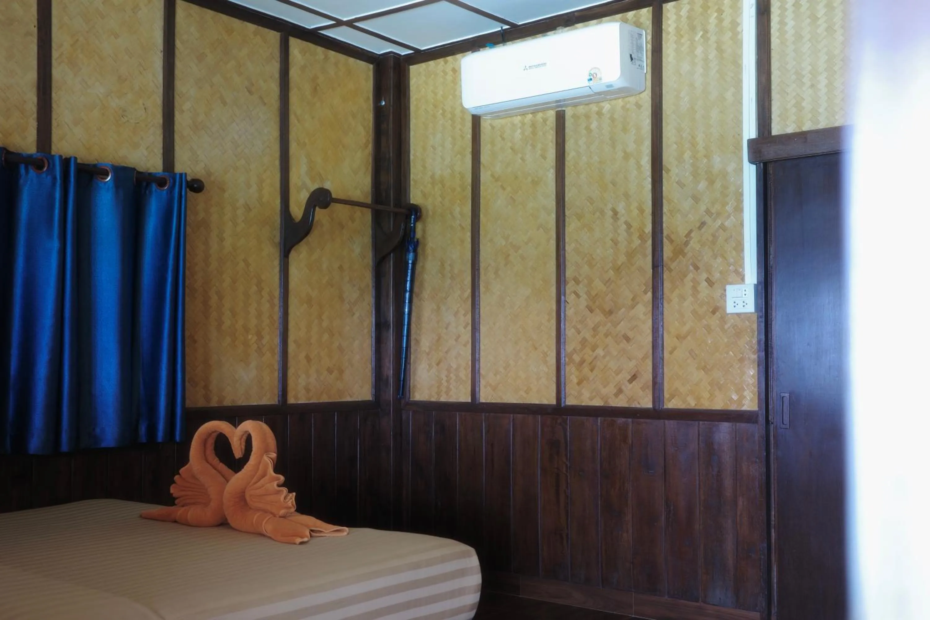 Bed in Phi Phi Relax Beach Resort