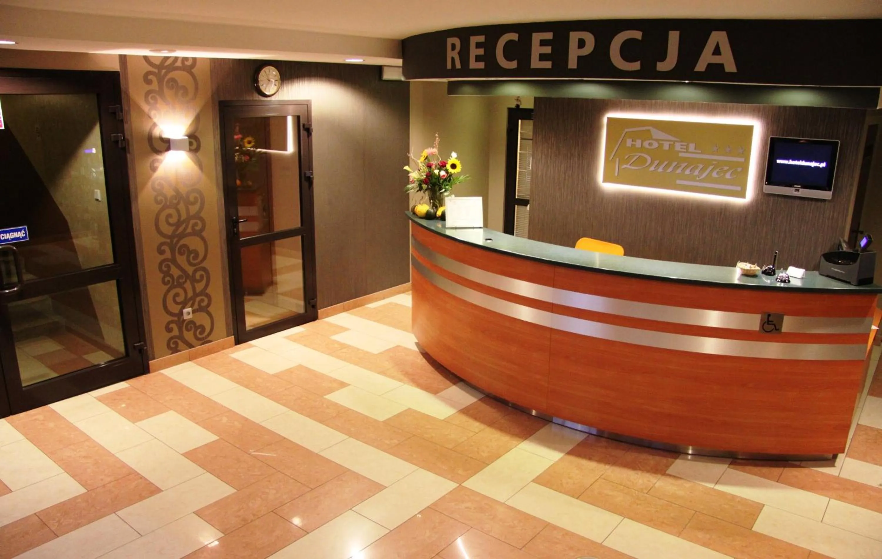 Lobby or reception in Hotel Dunajec