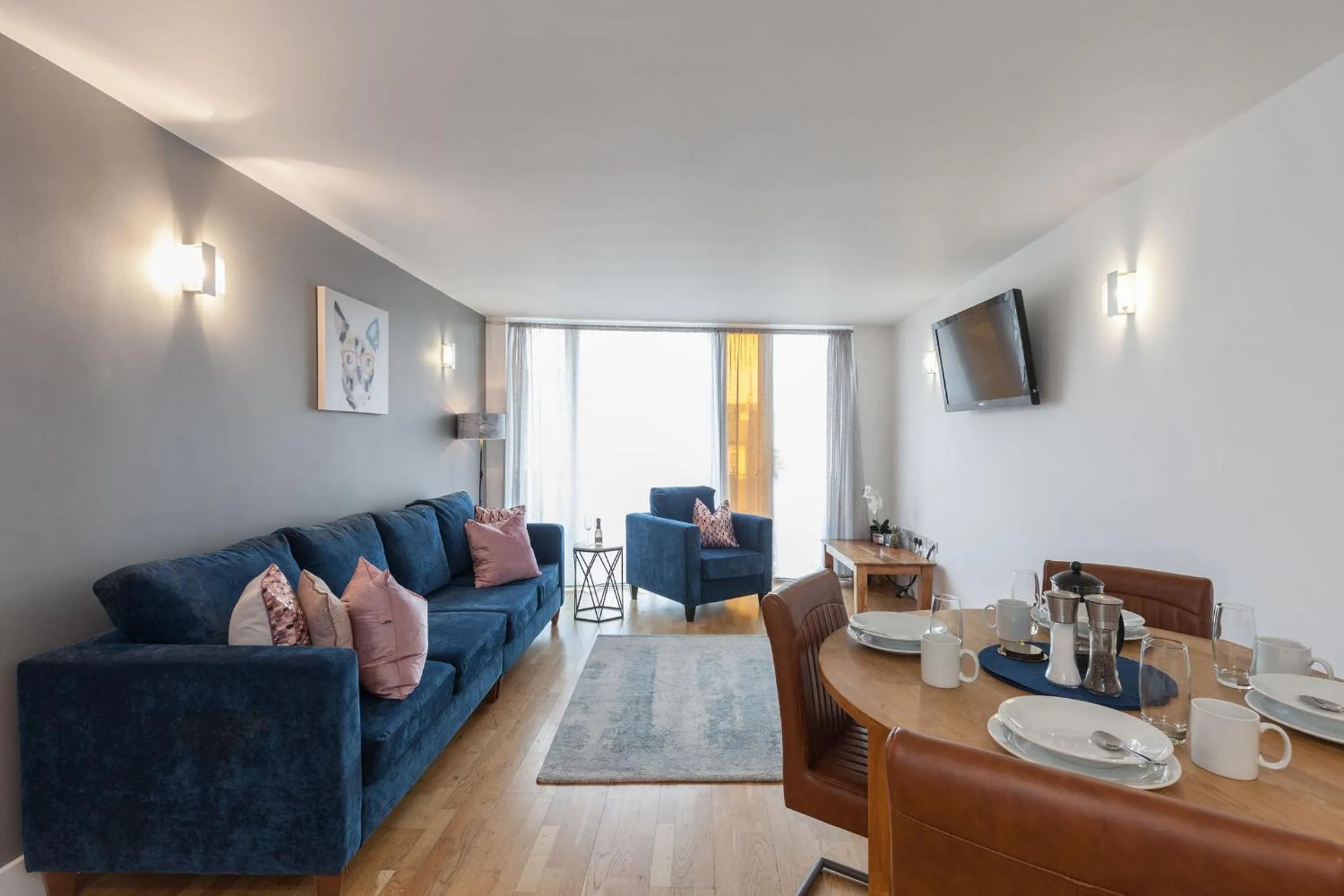 Living room in The Sinclair Building