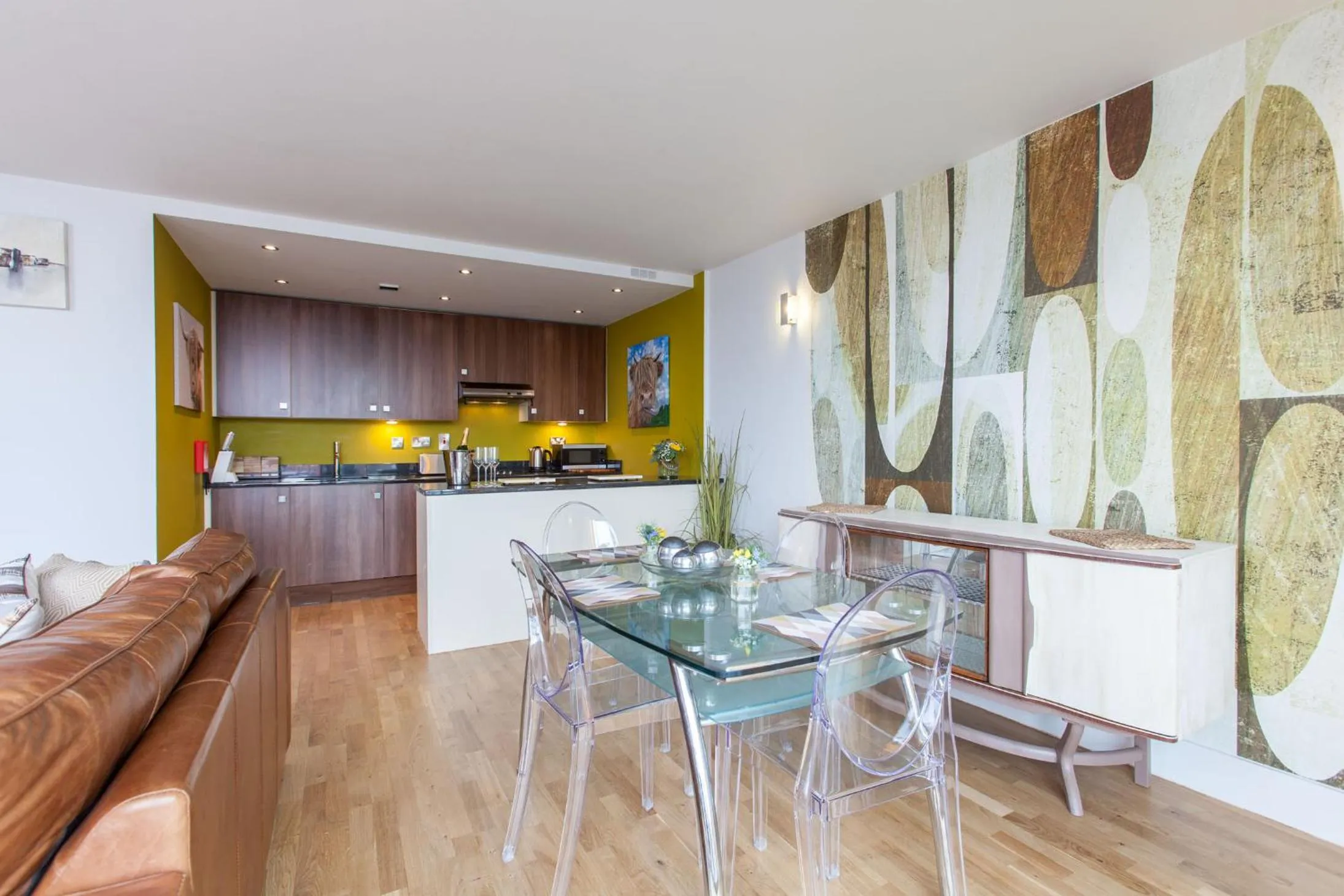 Dining area in The Sinclair Building