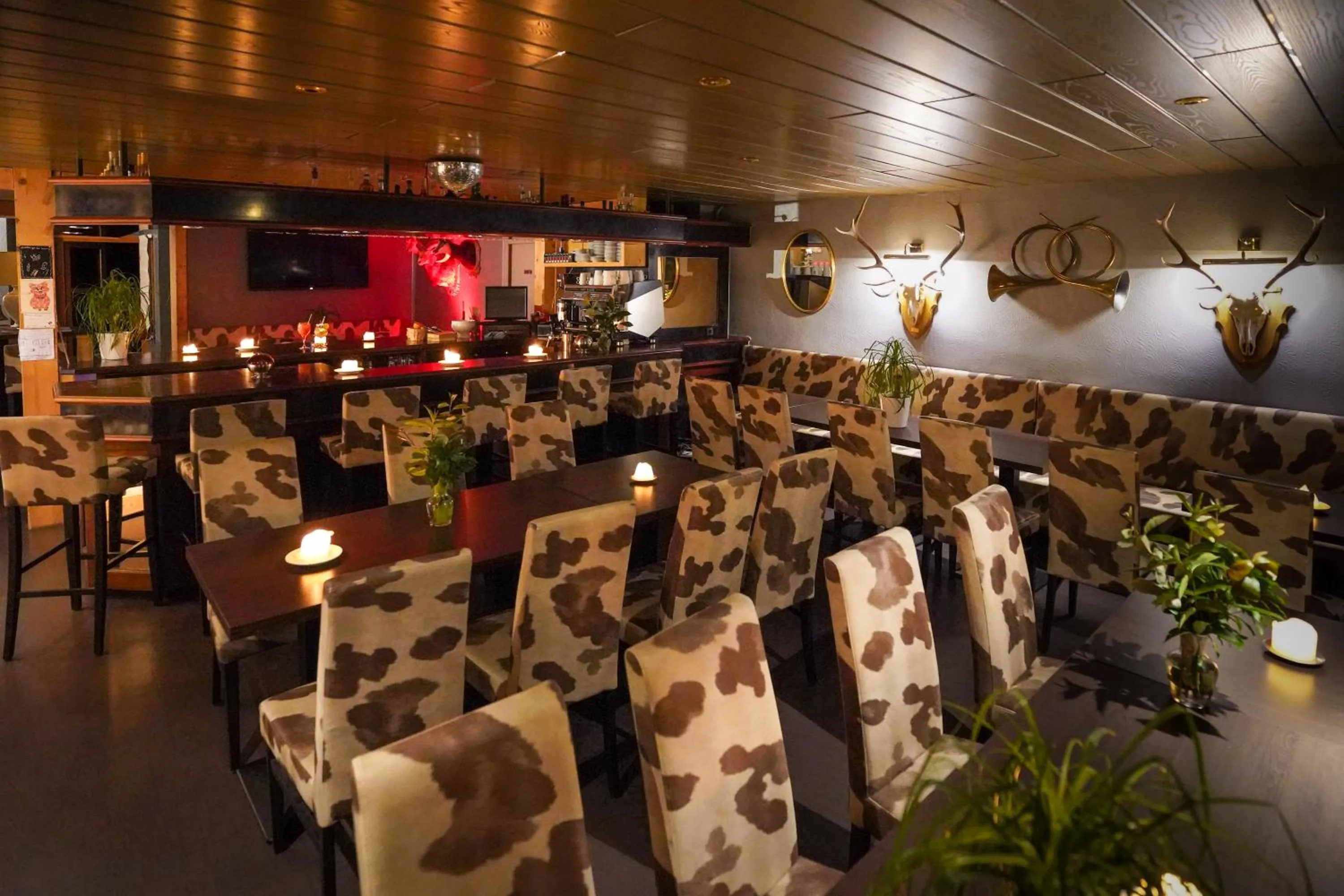Lounge or bar in Auberge Le Semnoz