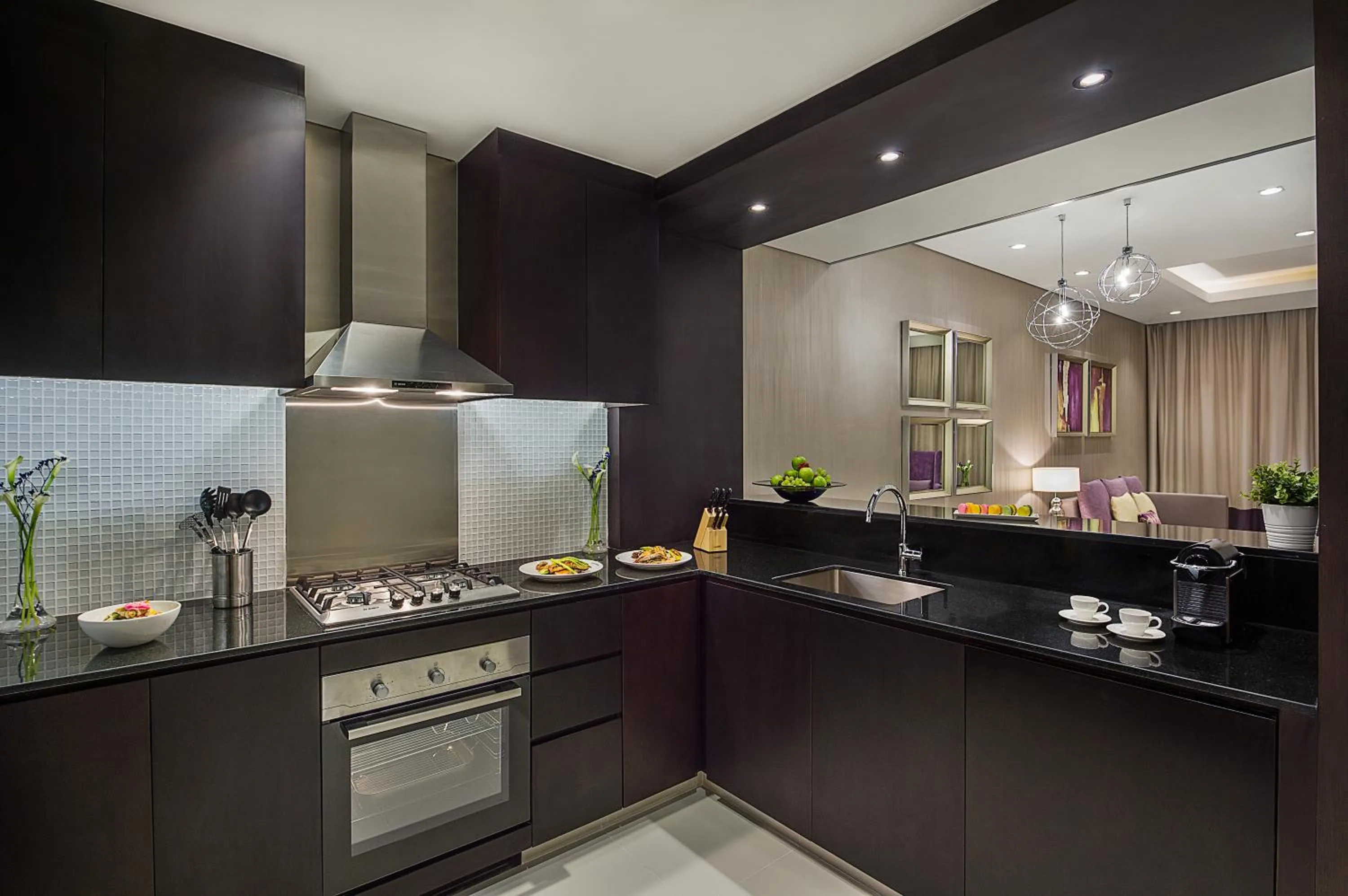 Kitchen or kitchenette in DAMAC Maison Distinction