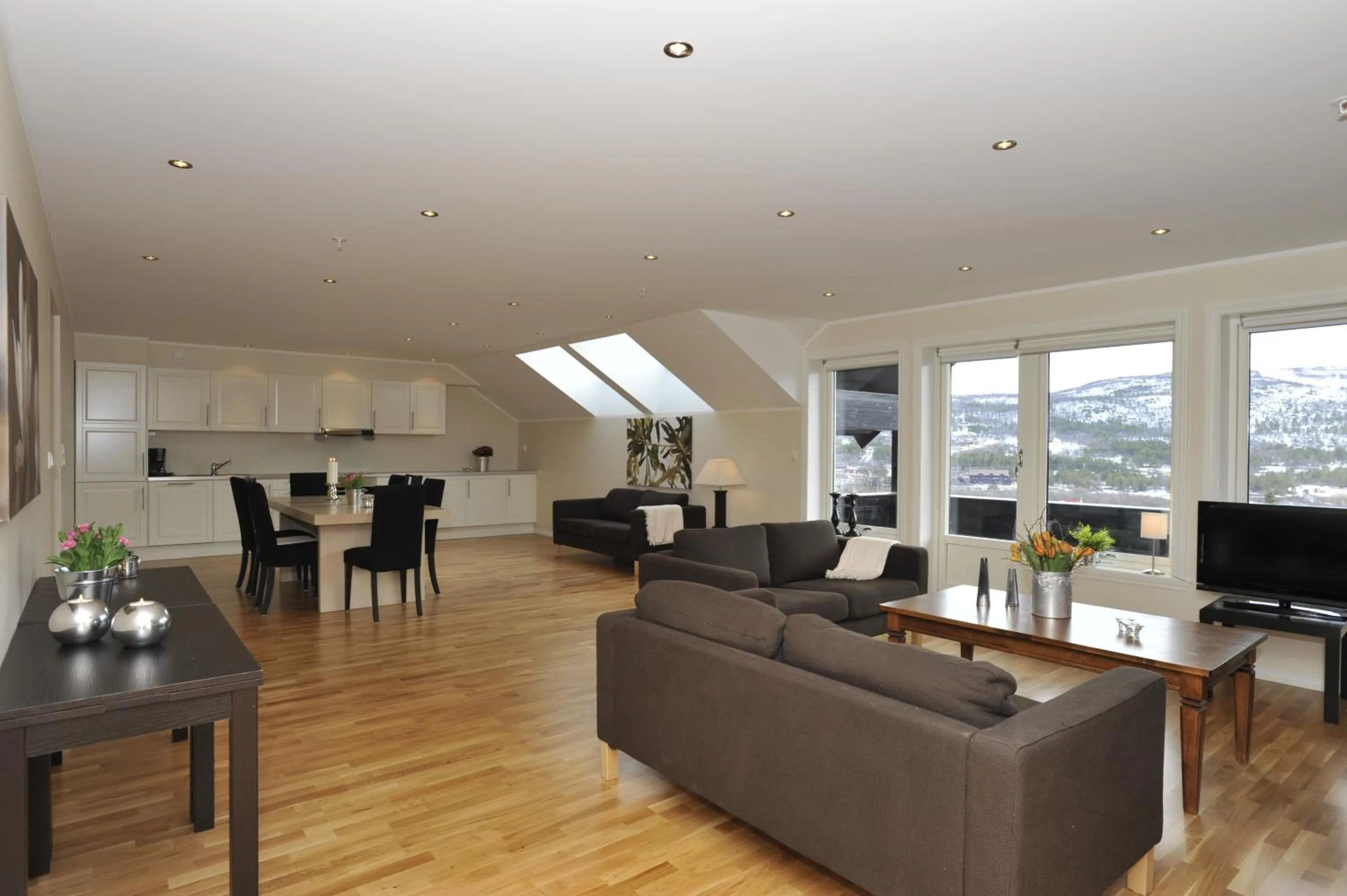 Living room in Geilo Gaarden