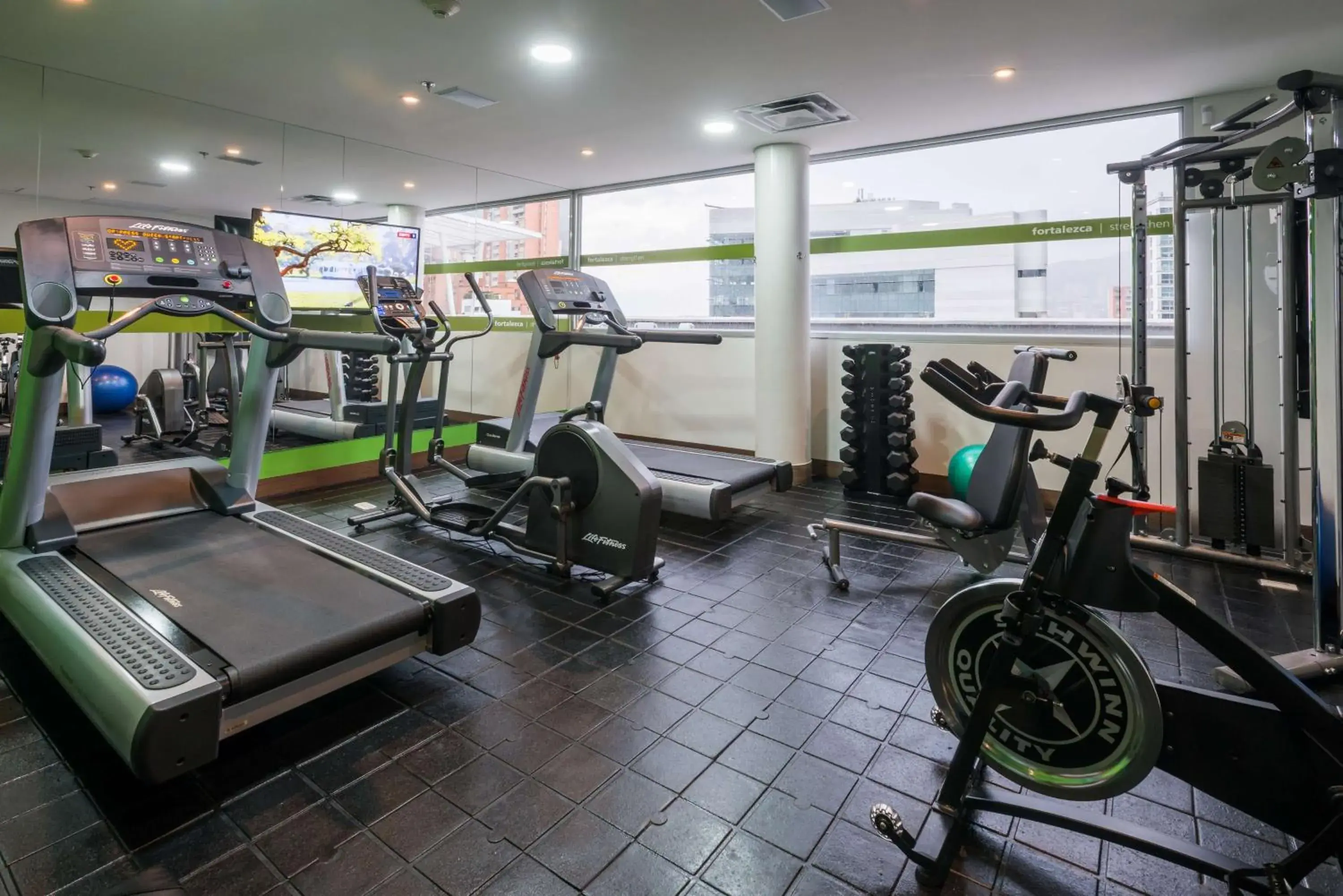 Fitness centre/facilities in Hampton By Hilton Bogota Airport Fitness centre/facilities in Hampton By Hilton Bogota Airport